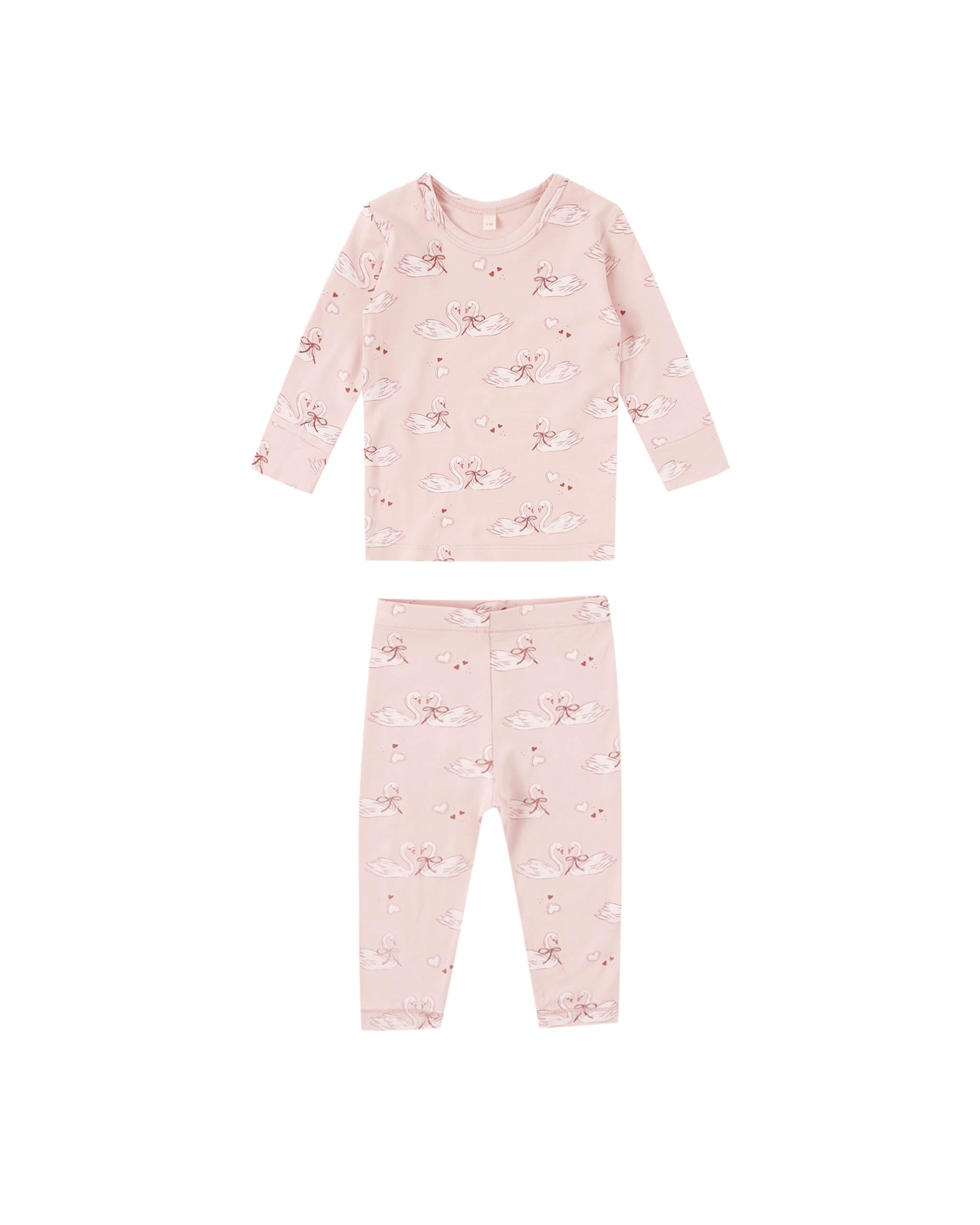 Quincy Mae Bamboo Pajama - Swans