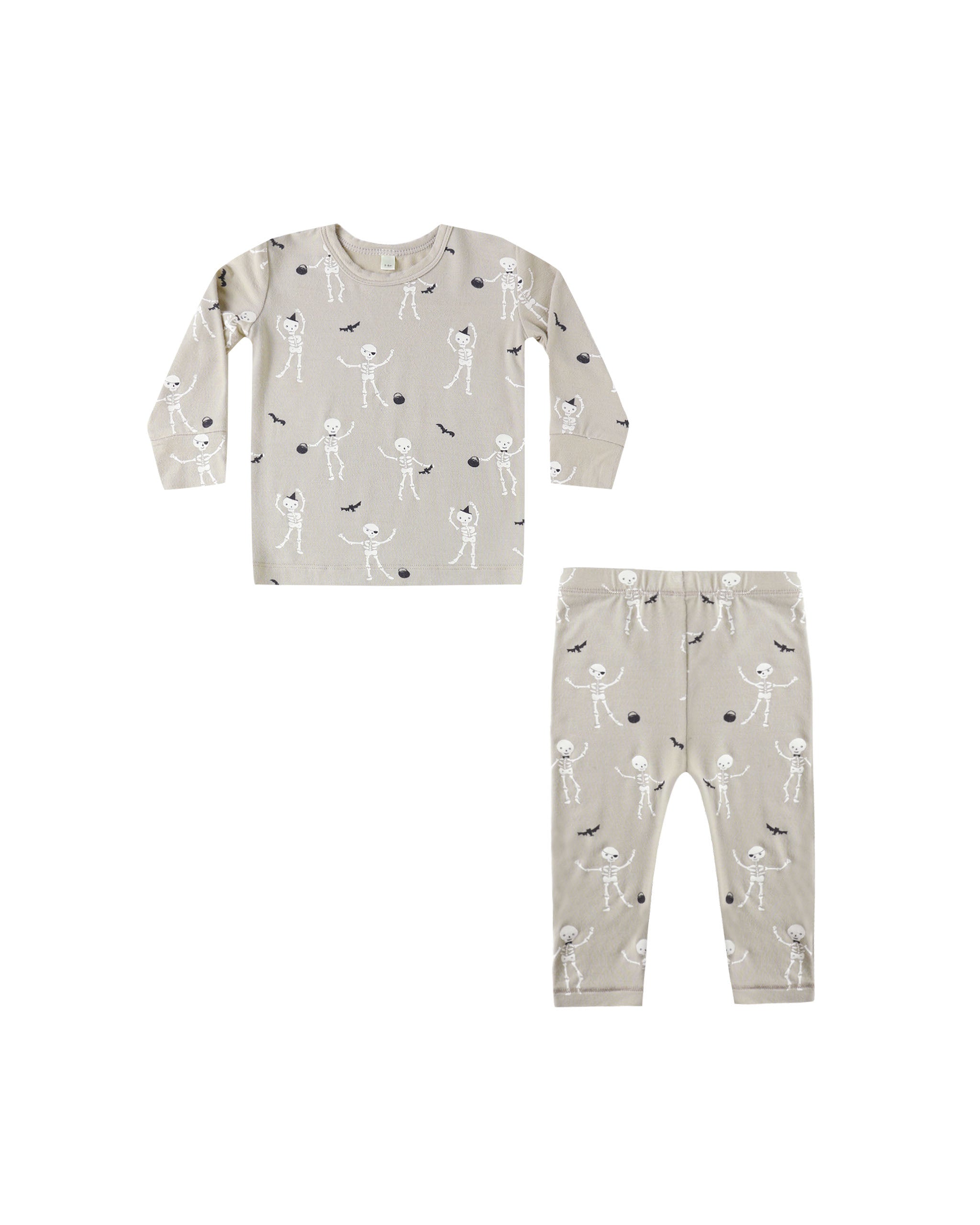 Quincy Mae Bamboo Pajama Set - Skeletons