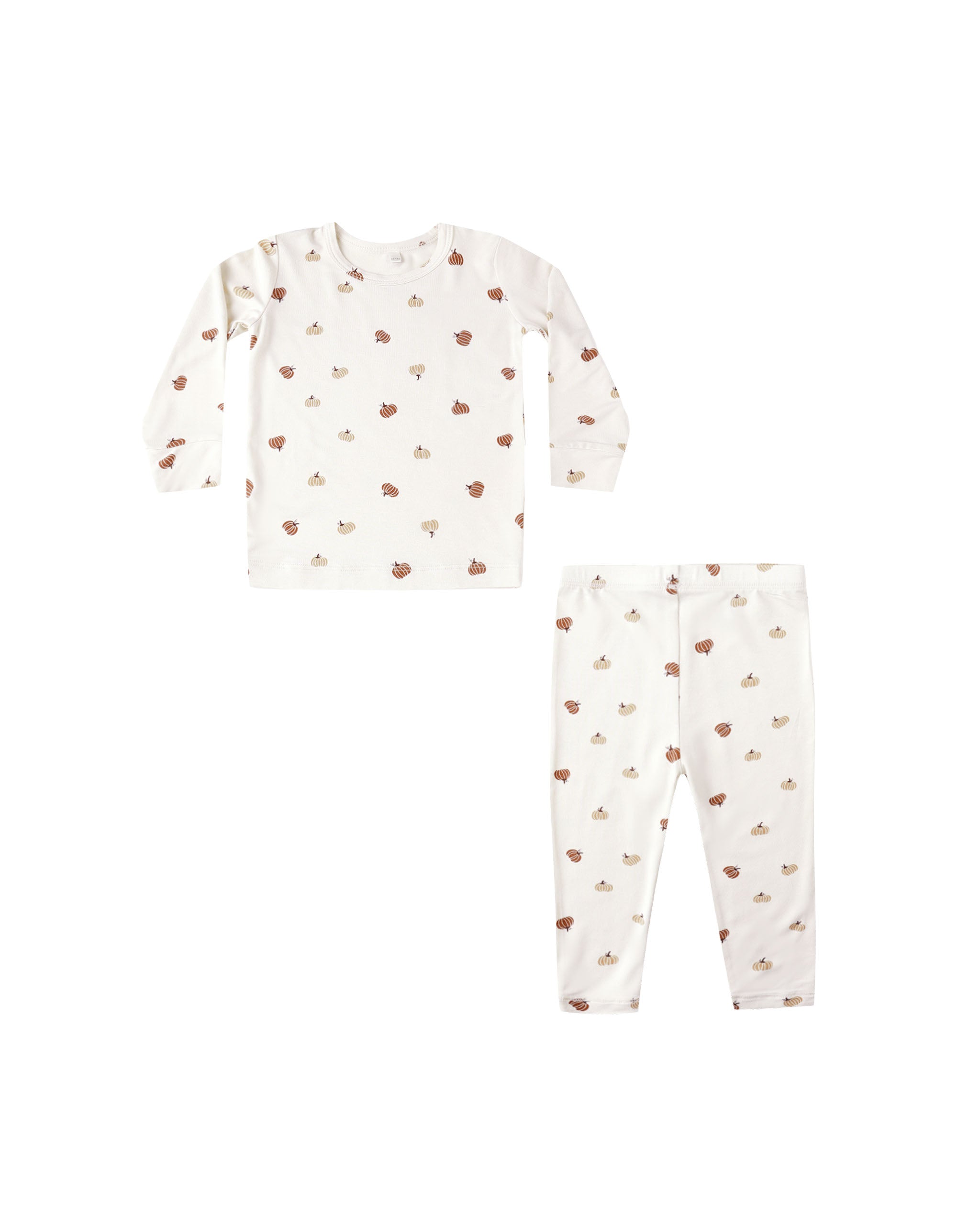 Quincy Mae Bamboo Pajama Set - Pumpkins