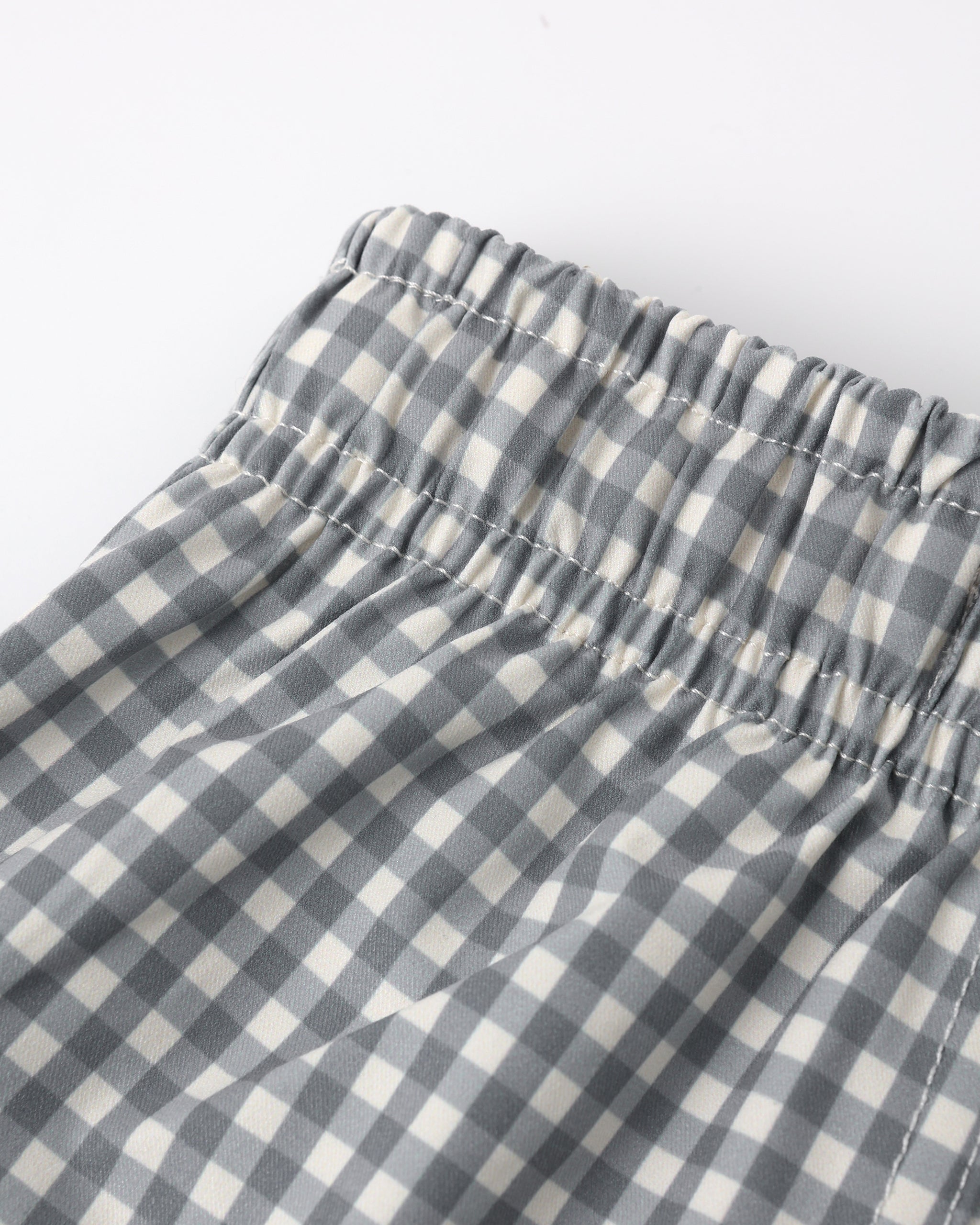 Quincy Mae Boys Swim Short - Ocean Gingham