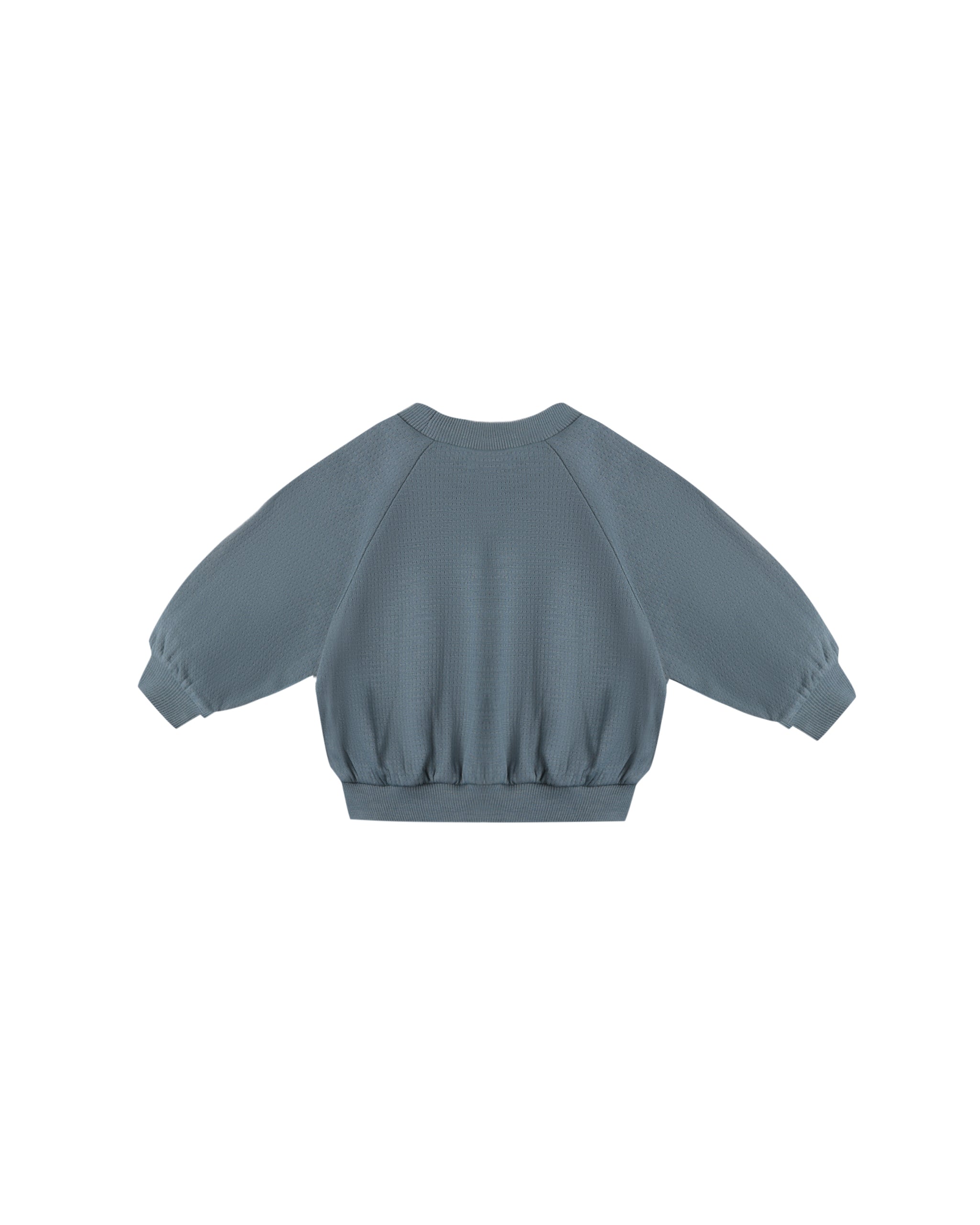 Quincy Mae Pocket Sweatshirt - Ocean