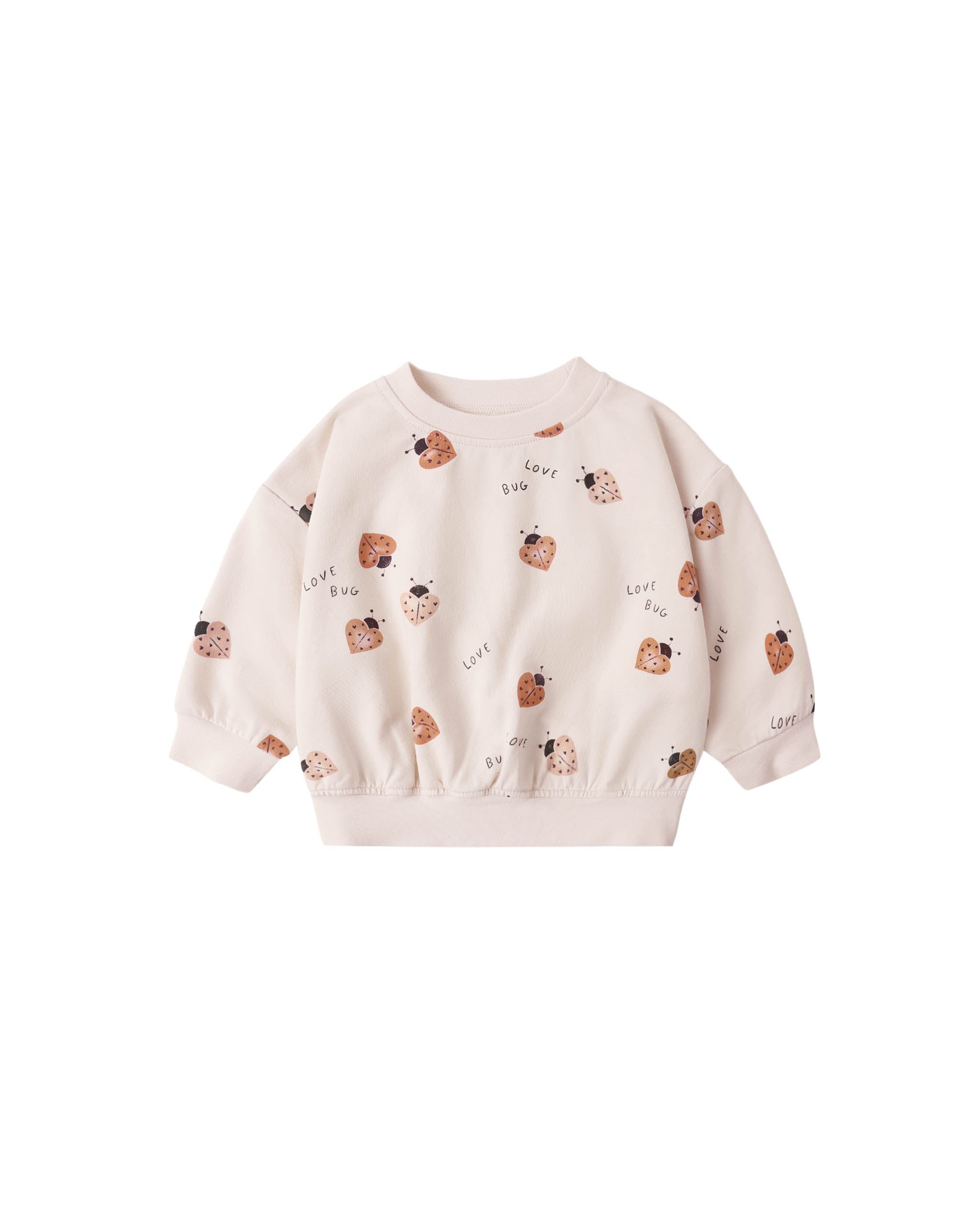Quincy Mae Relaxed Sweatshirt - Love Bug