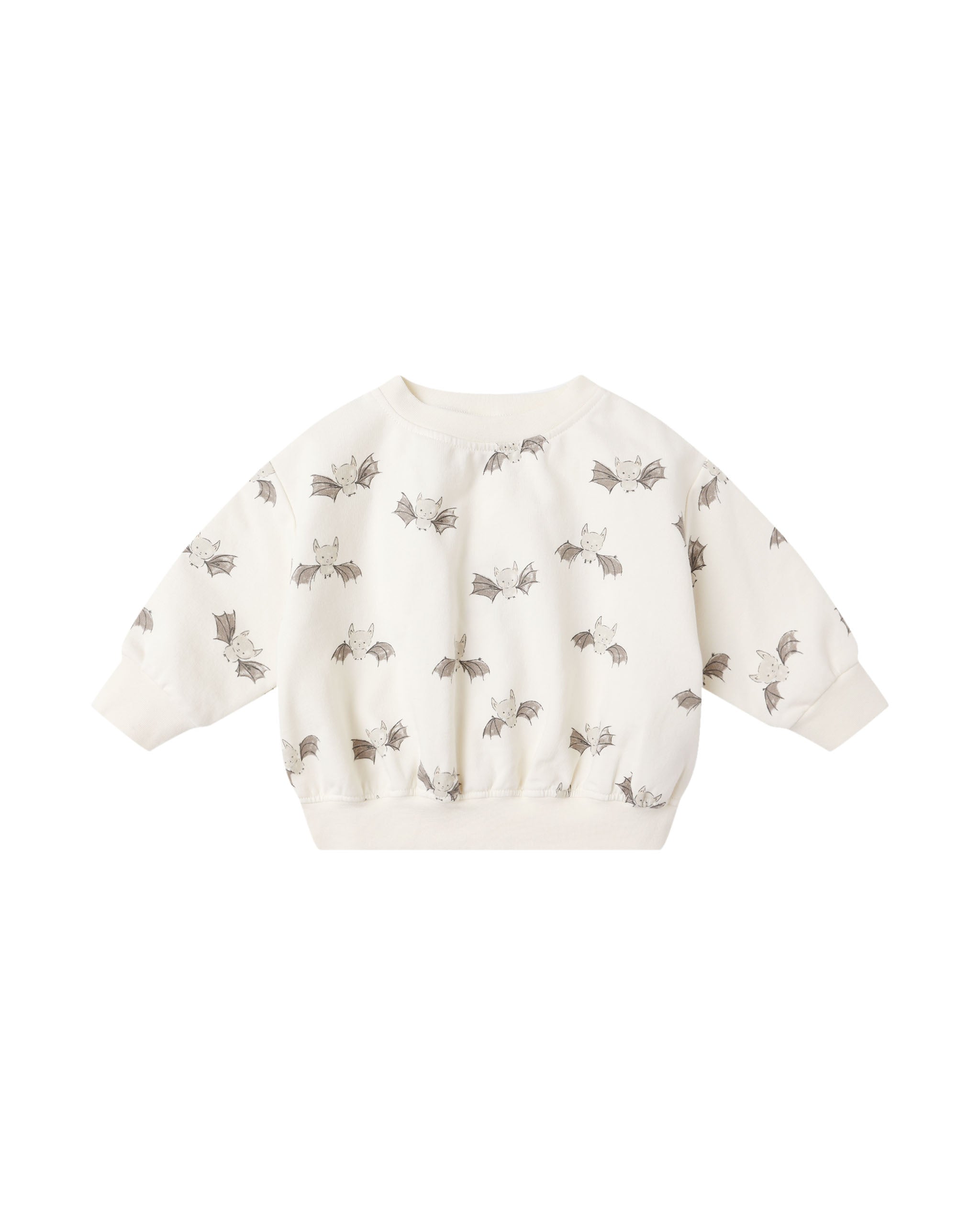 Quincy Mae Relaxed Fleece Sweatshirt - Bats