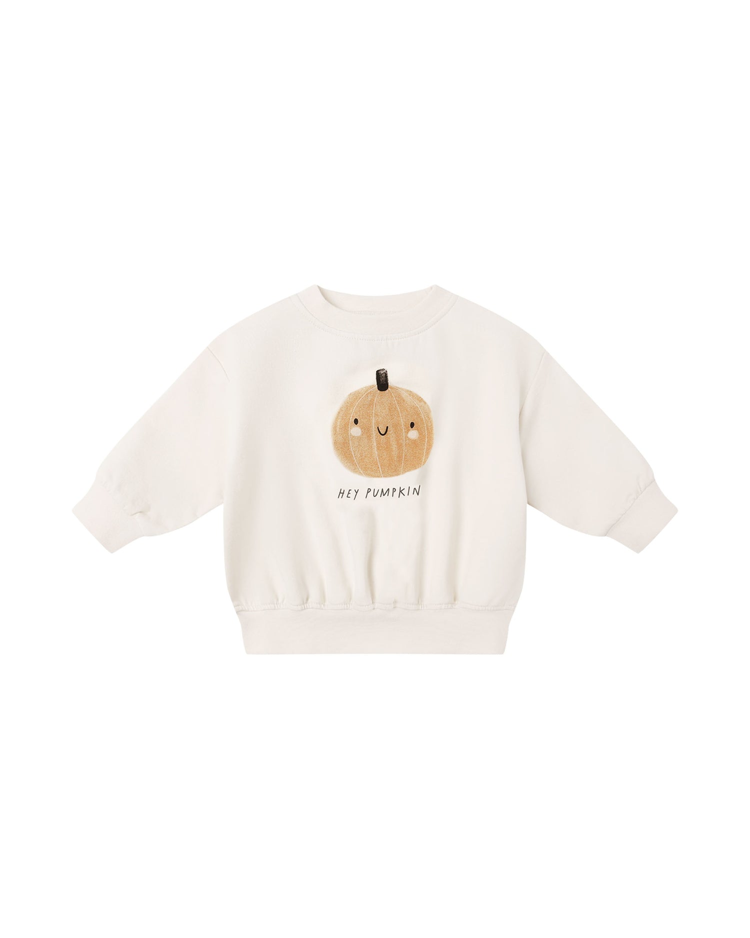 Quincy Mae Relaxed Fleece Sweatshirt - Pumpkin