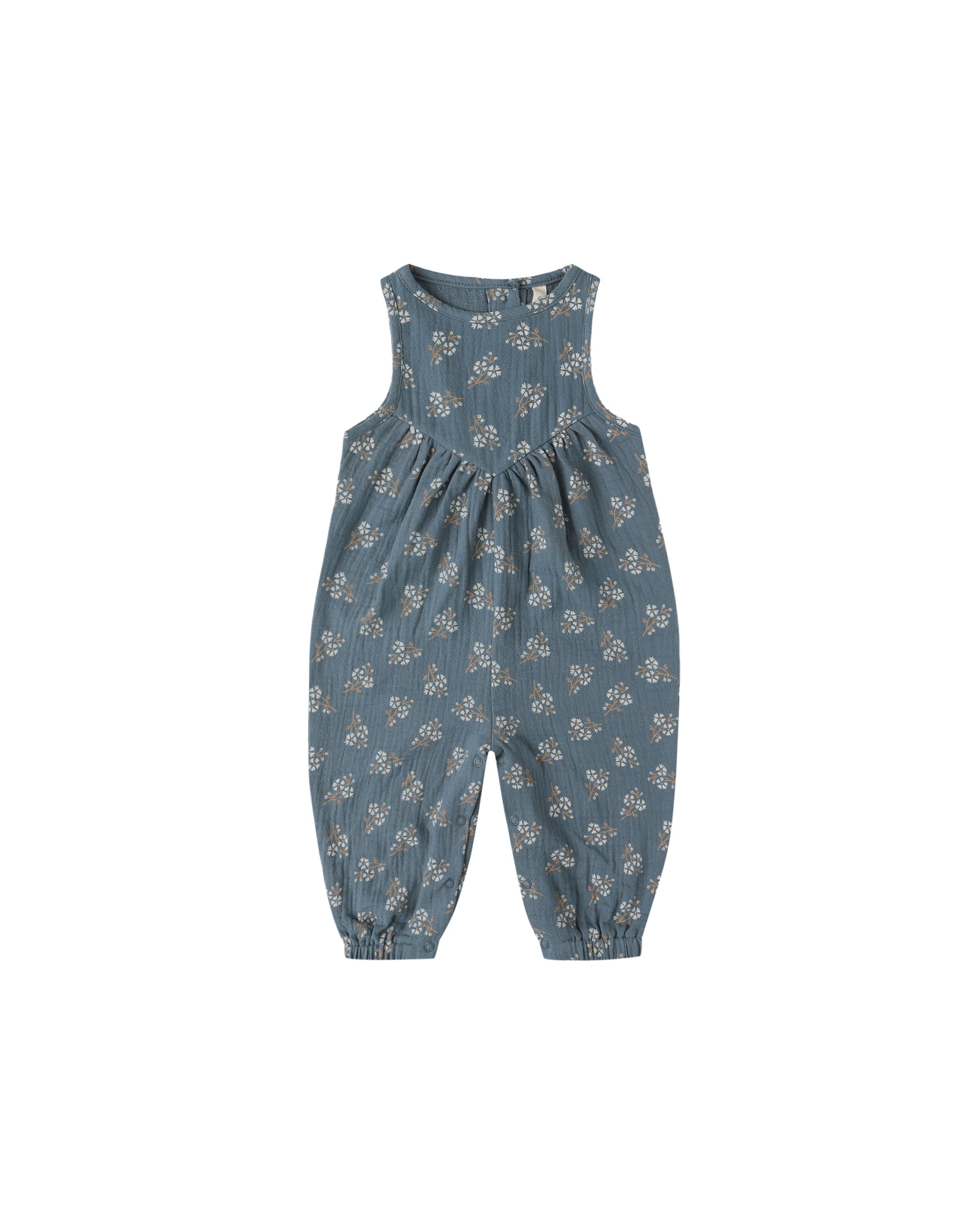 Quincy Mae Maisie Overall - Blue Floral