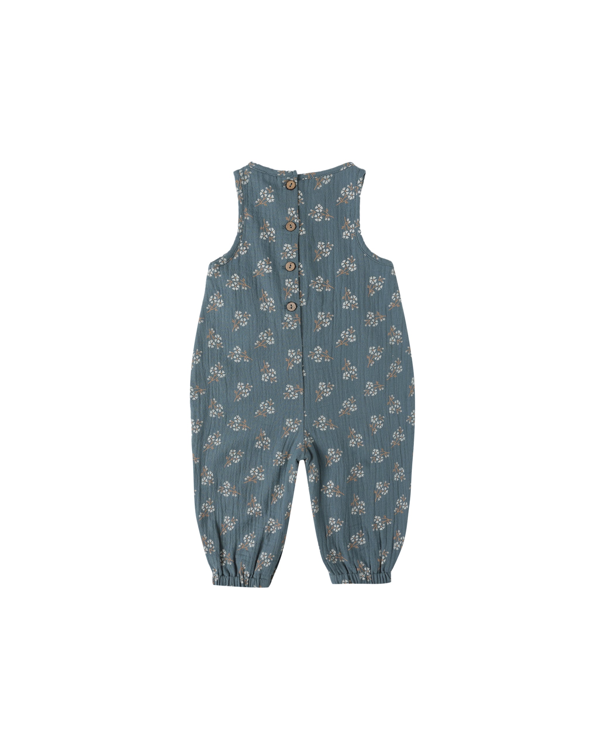 Quincy Mae Maisie Overall - Blue Floral