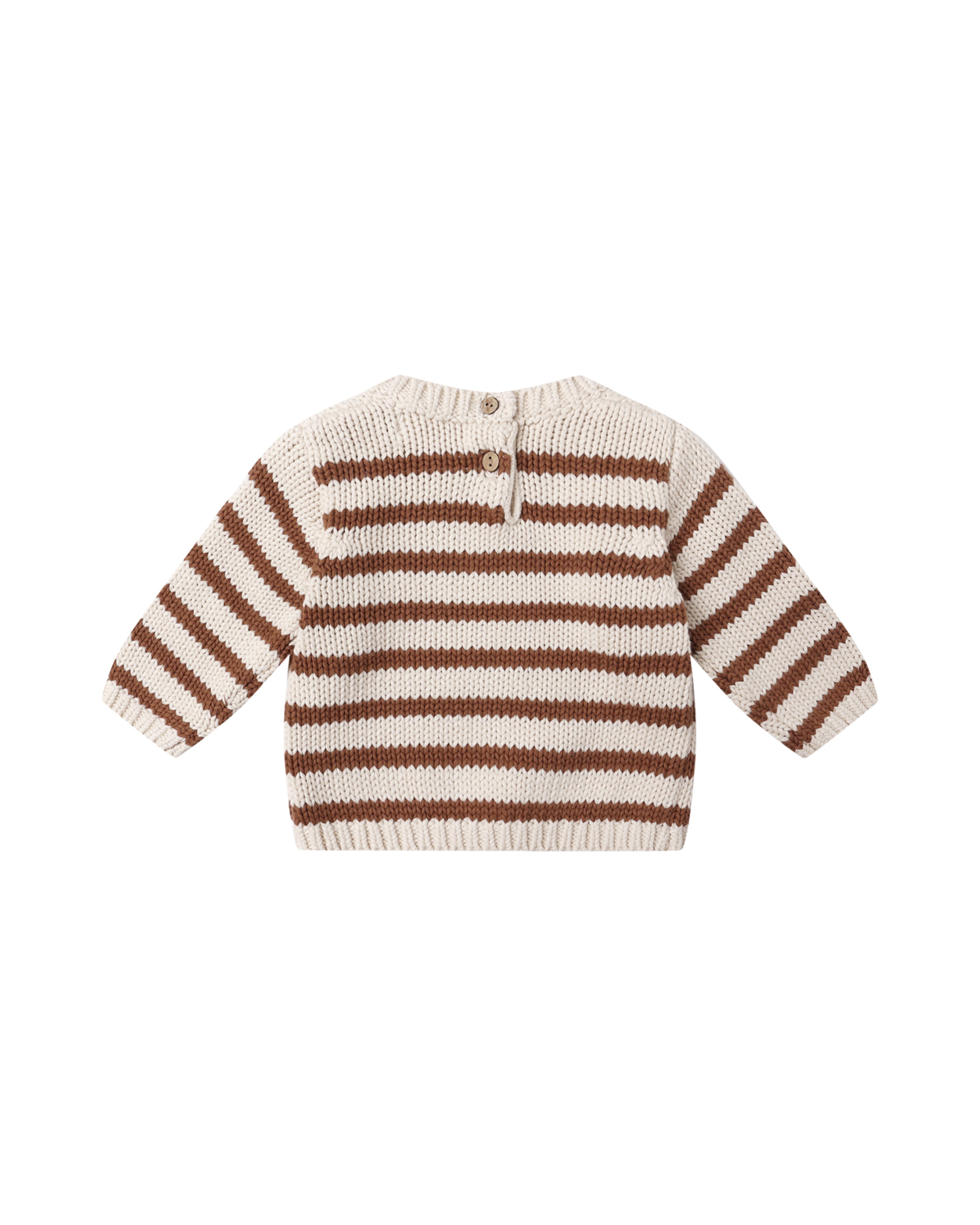 Quincy Mae Rex Sweater - Cedar Stripe