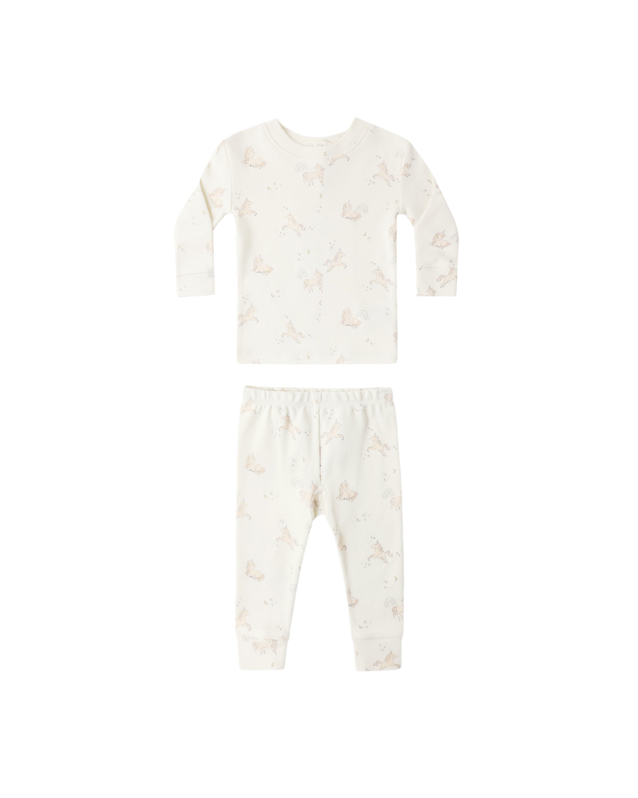 Quincy Mae Jersey Pajama Set - Unicorns