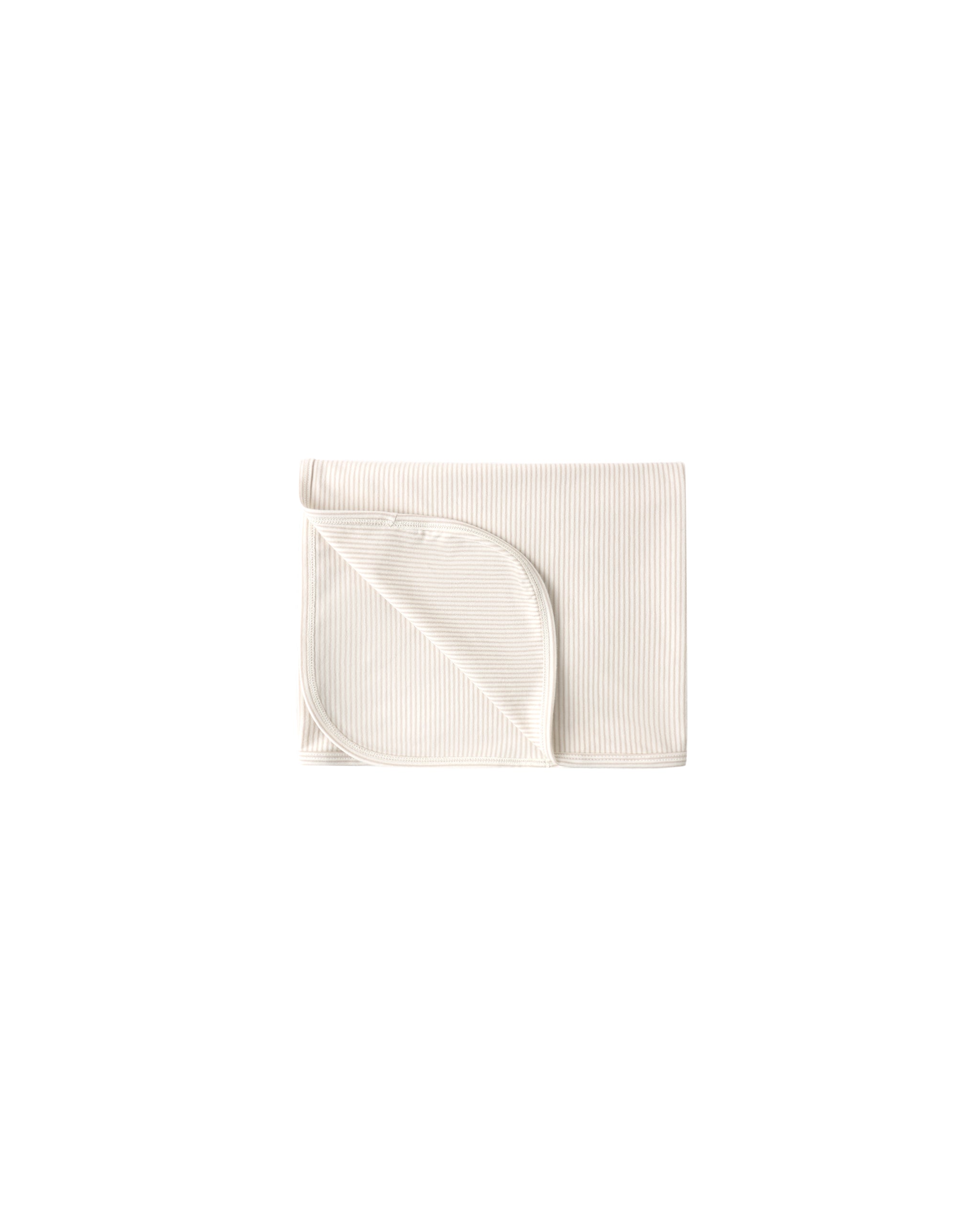 Quincy Mae Swaddle - Oat Micro Stripe