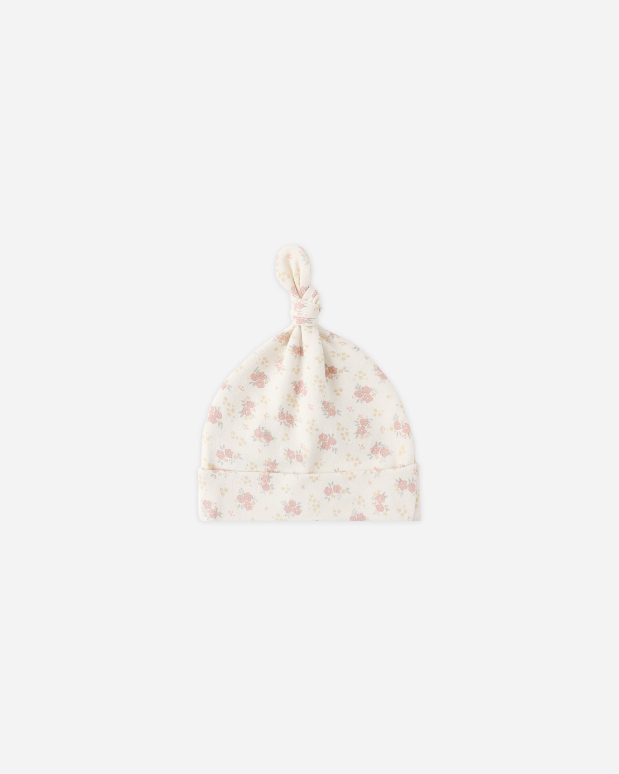 Quincy Mae Knotted Baby Hat - Flower Field