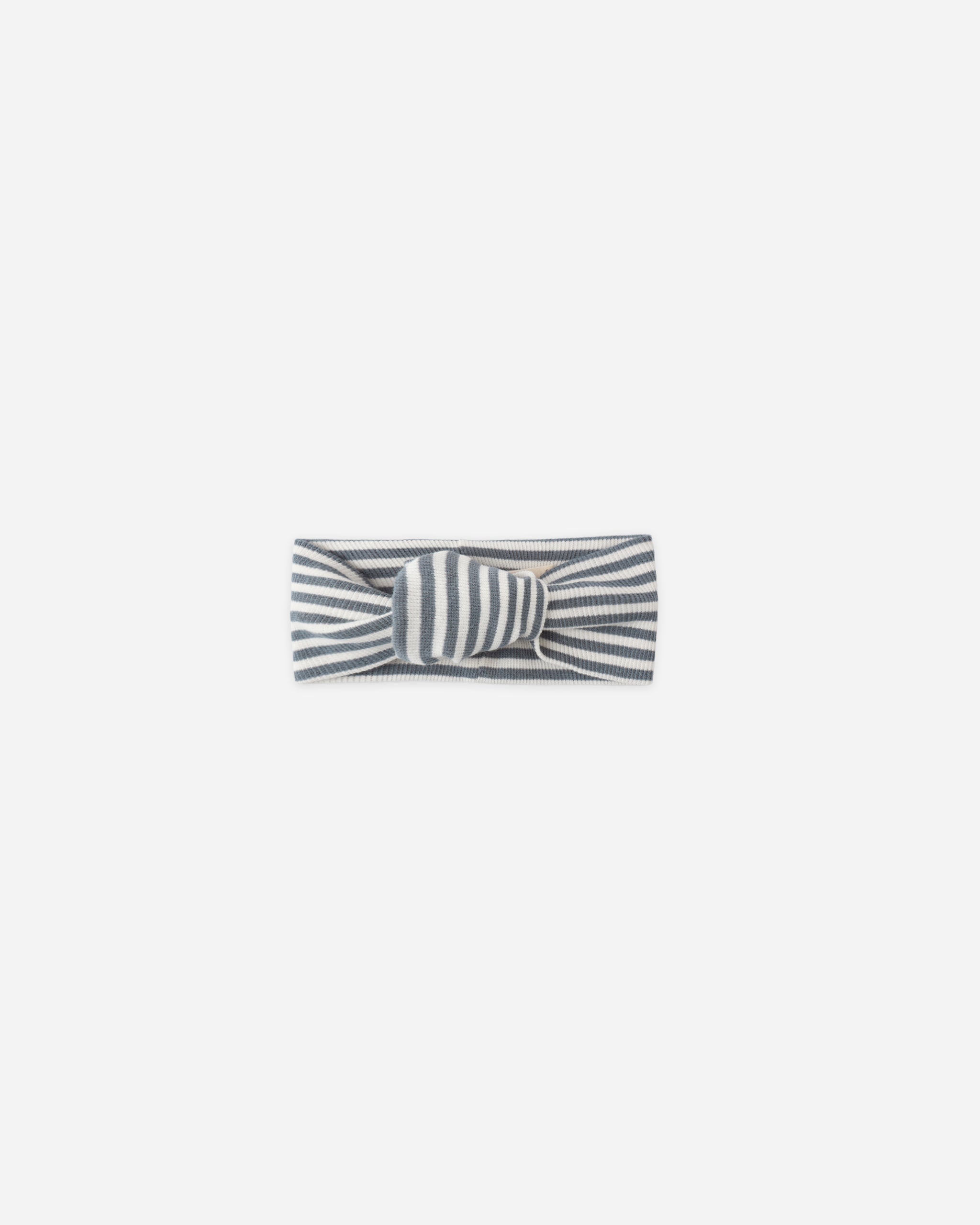 Quincy Mae Knotted Headband - Ocean Stripe