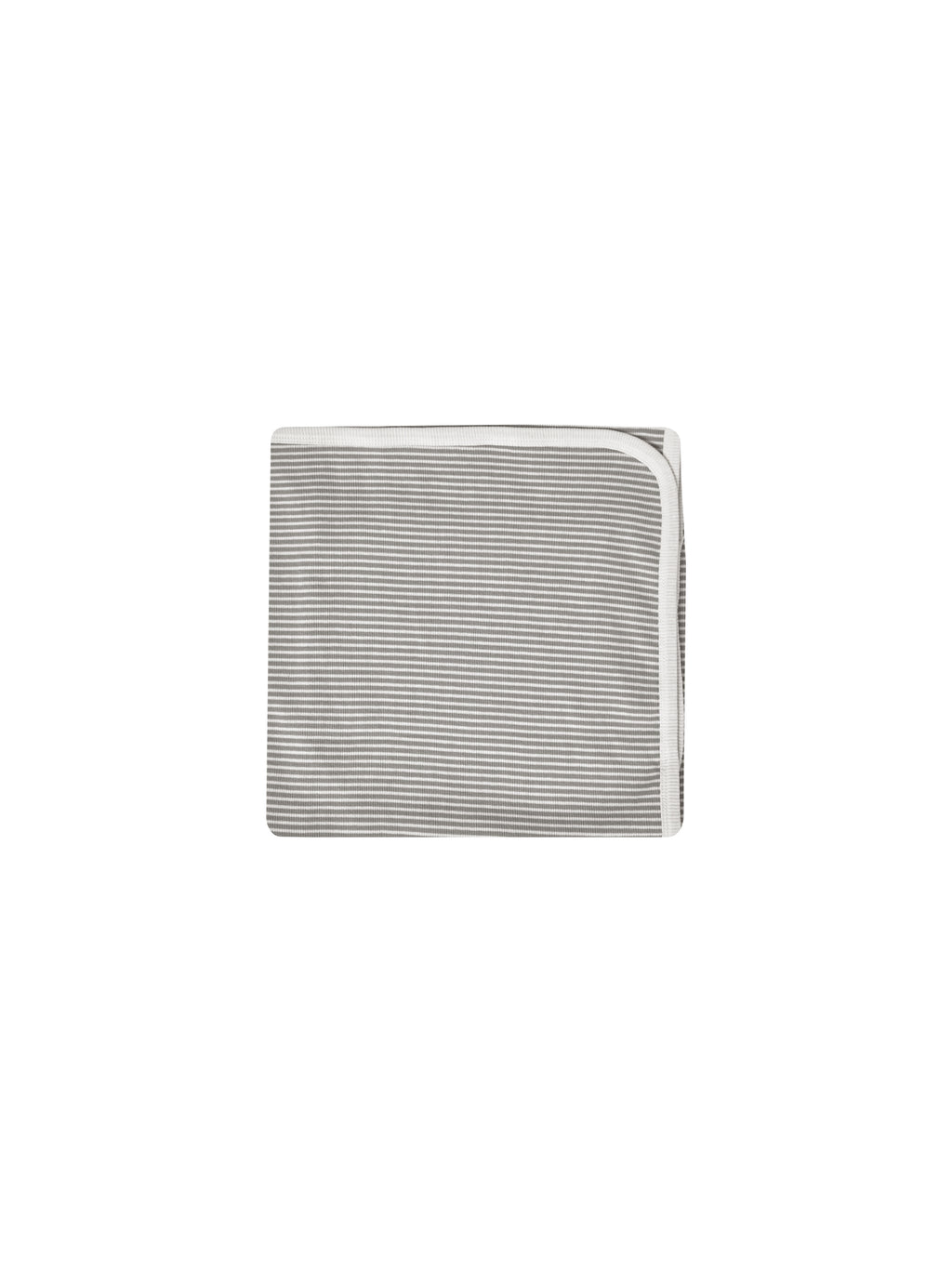Quincy Mae Ribbed Baby Blanket - Lagoon Micro Stripe