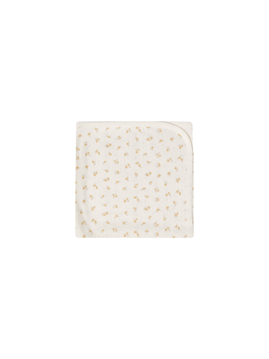 Quincy Mae Pointelle Baby Blanket - Ditsy Melon