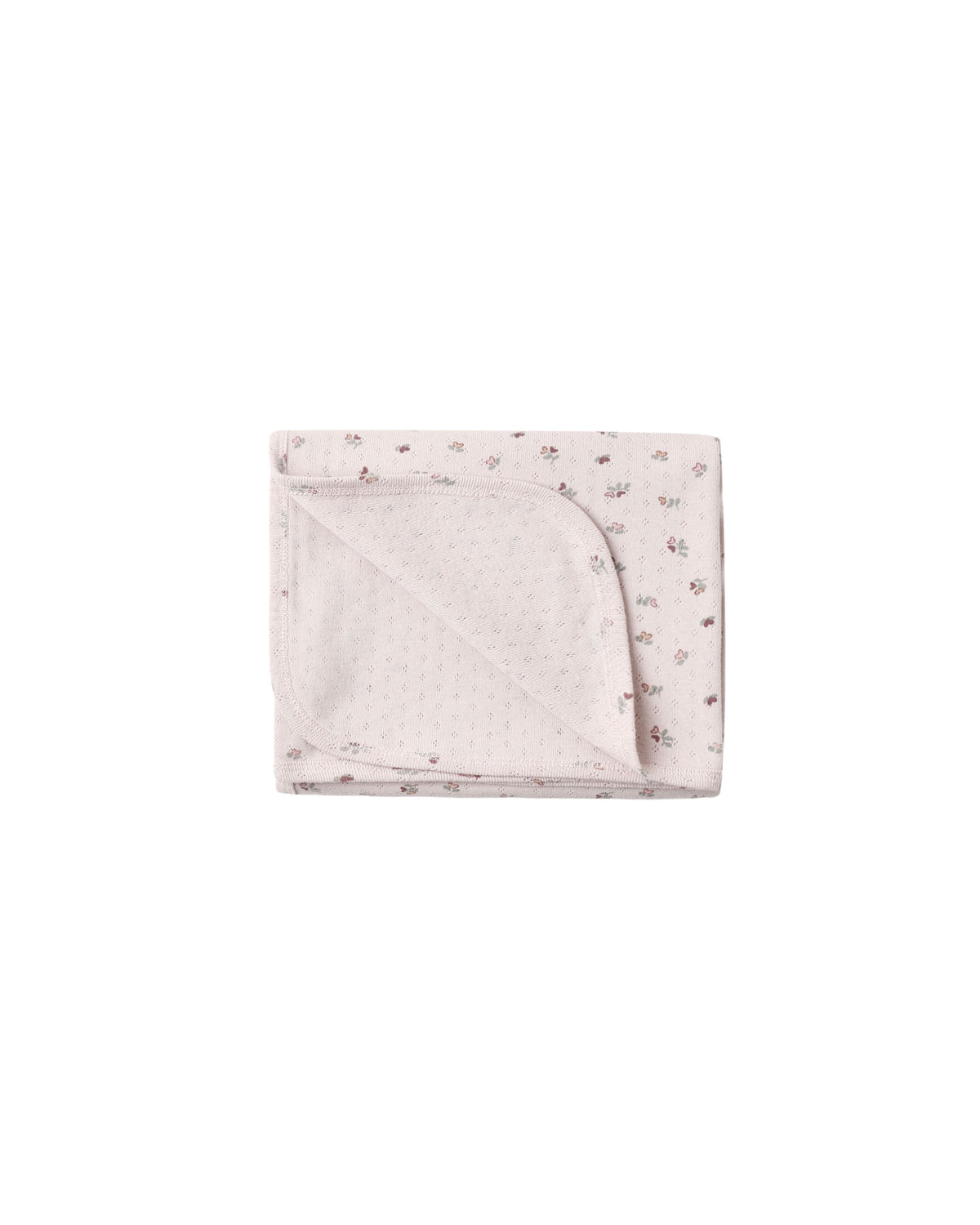 Quincy Mae Pointelle Baby Blanket - Heart Ditsy