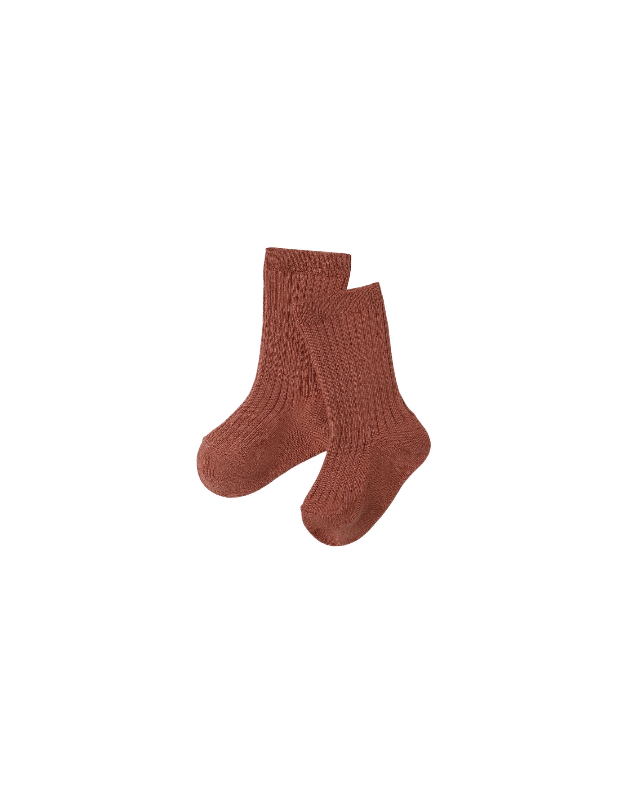 Quincy Mae Socks Set - Cranberry, Oat