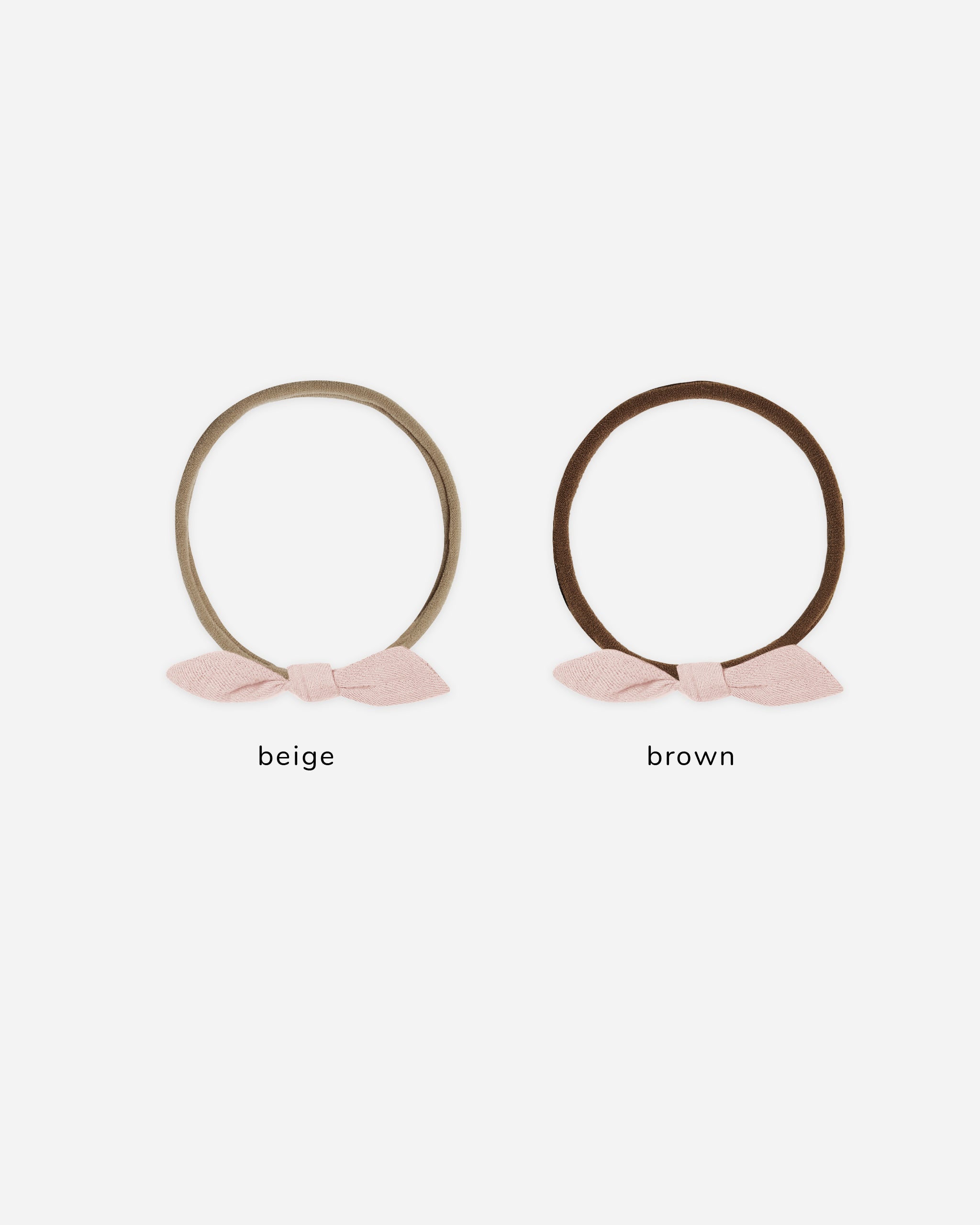 Quincy Mae Little Knot Headband - Blush