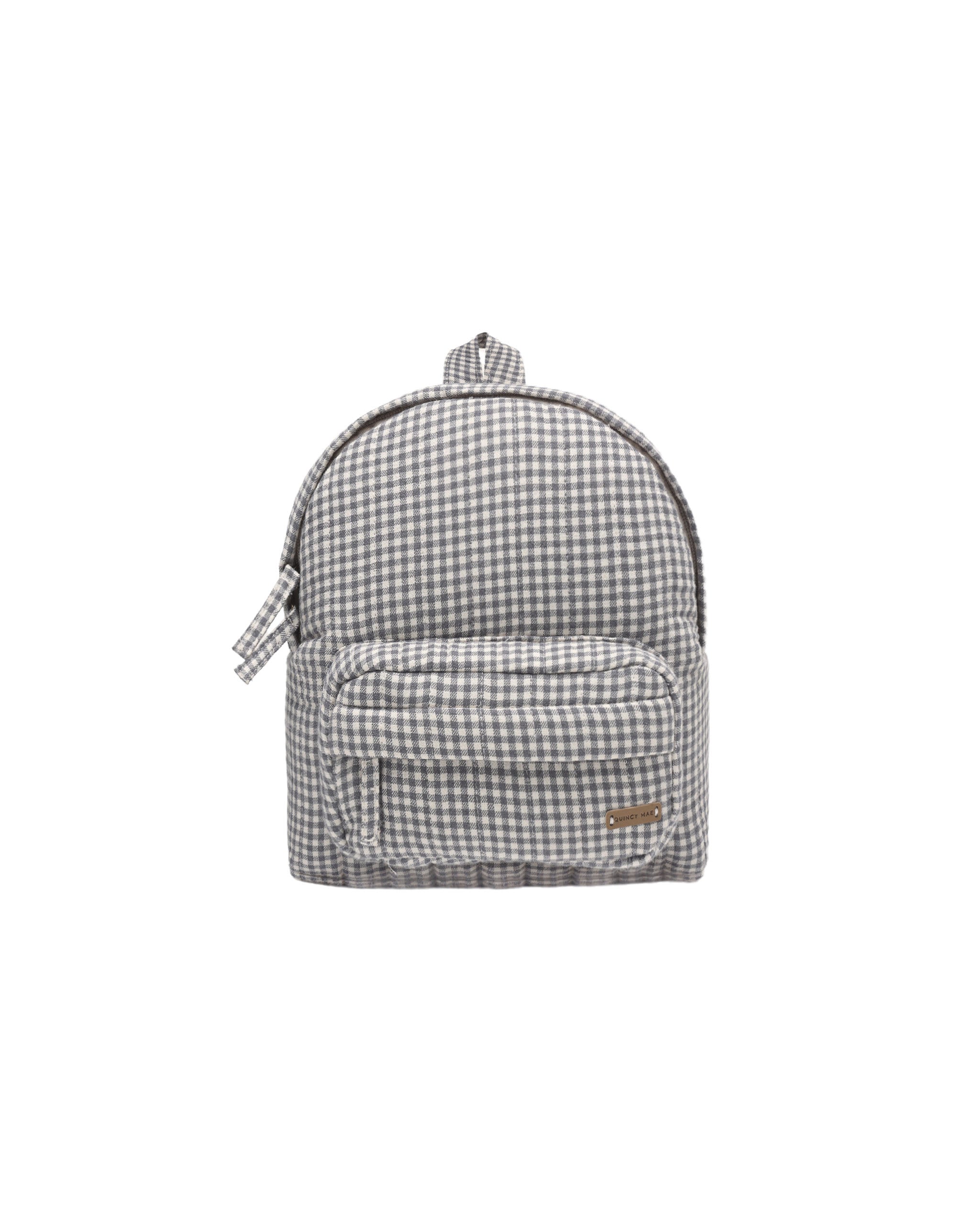 Quincy Mae Mini Backpack - Midnight Gingham