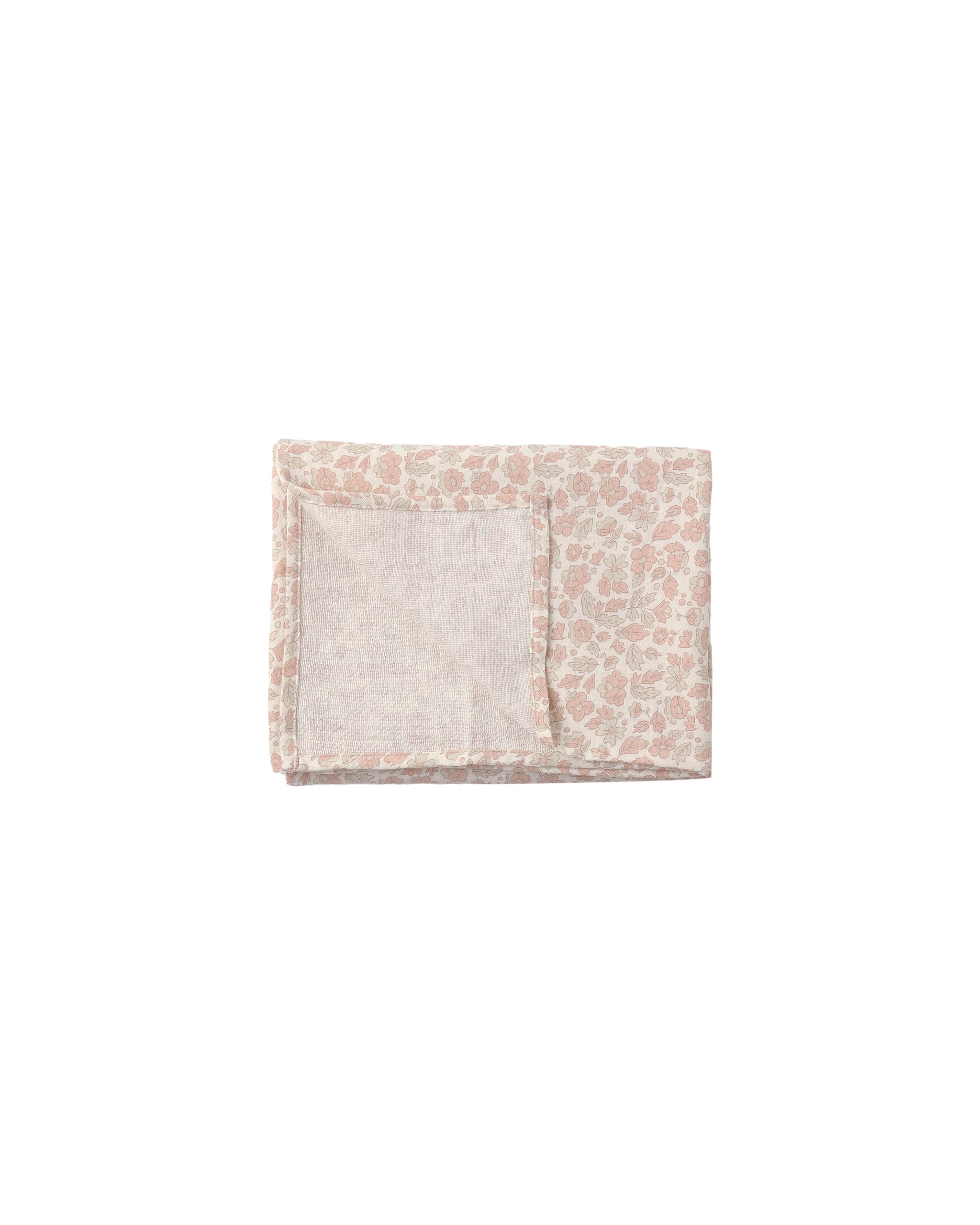 Quincy Mae Woven Swaddle - Pink Blossom