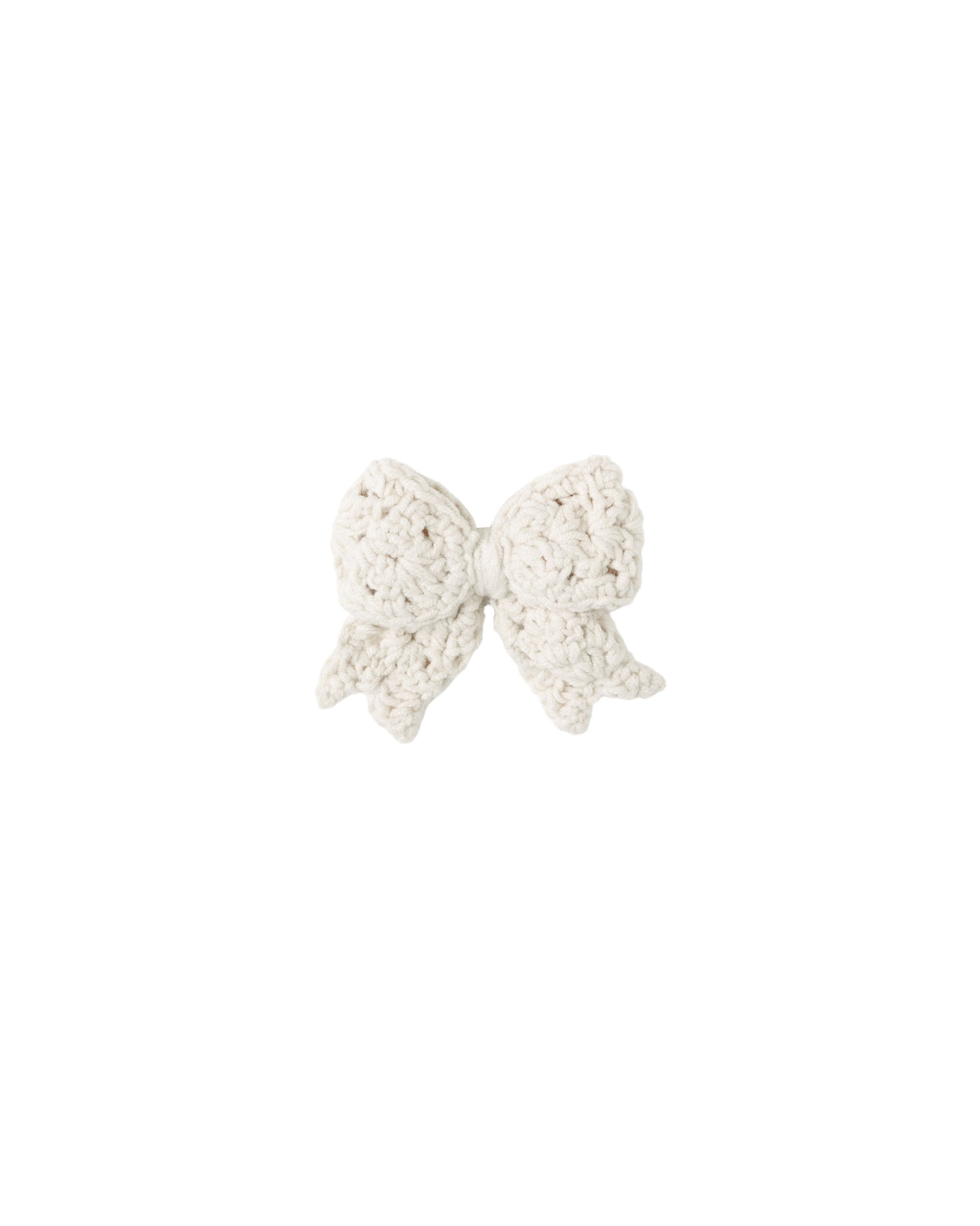 Quincy Mae Crochet Bow - Natural