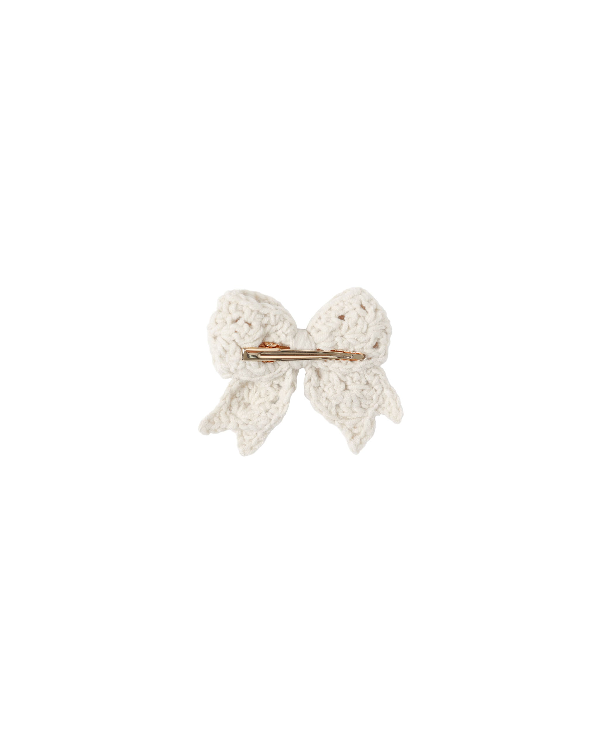 Quincy Mae Crochet Bow - Natural
