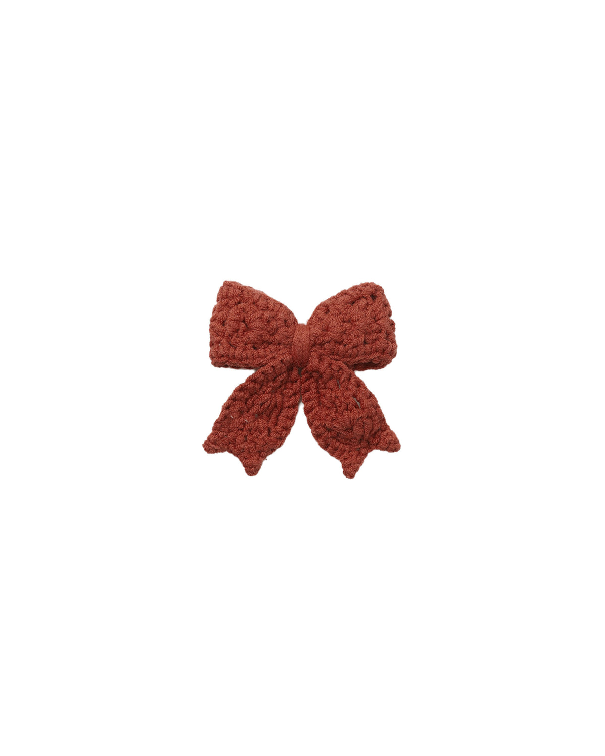Quincy Mae Crochet Bow - Redwood