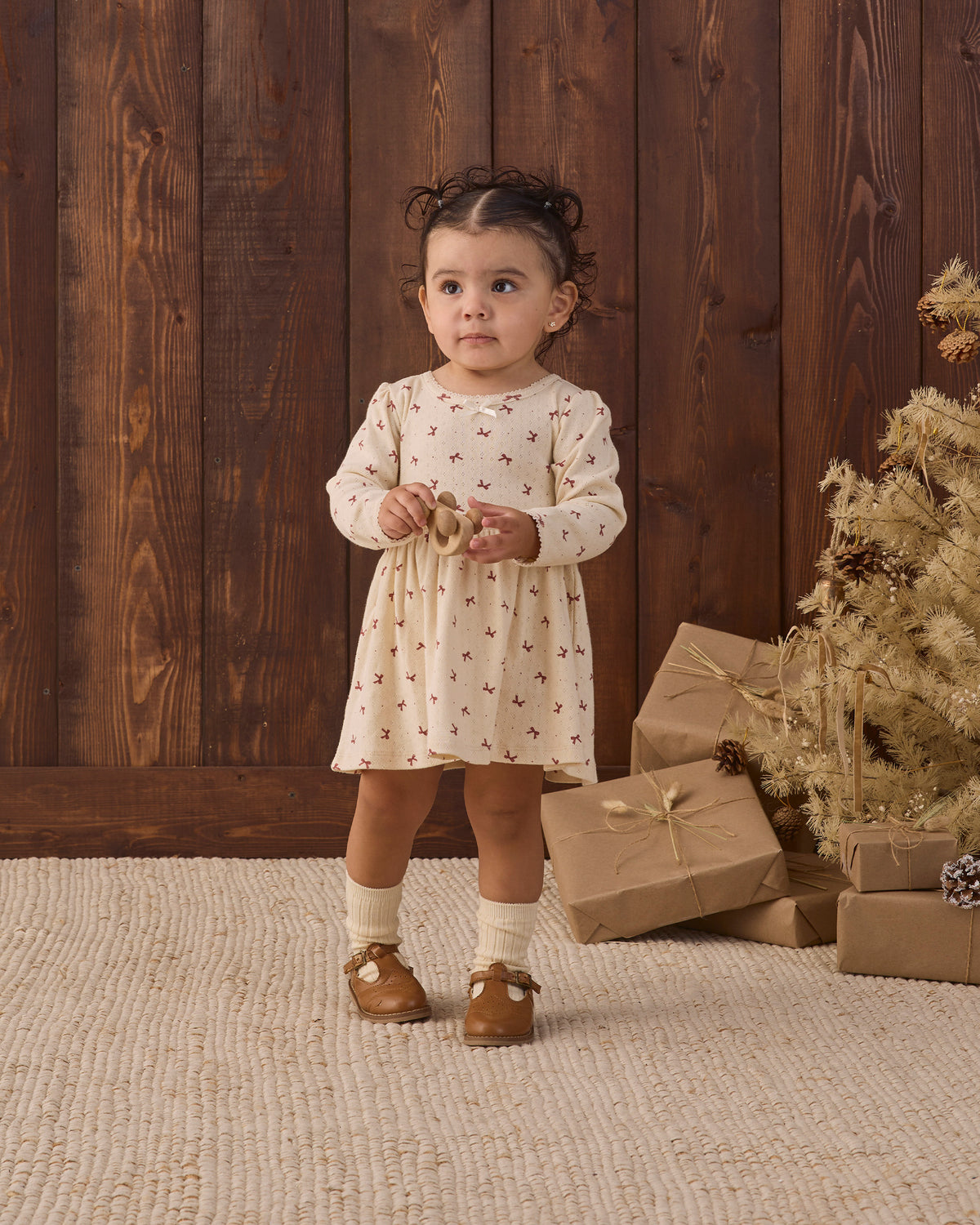 Quincy Mae Alda Dress - Red Bows