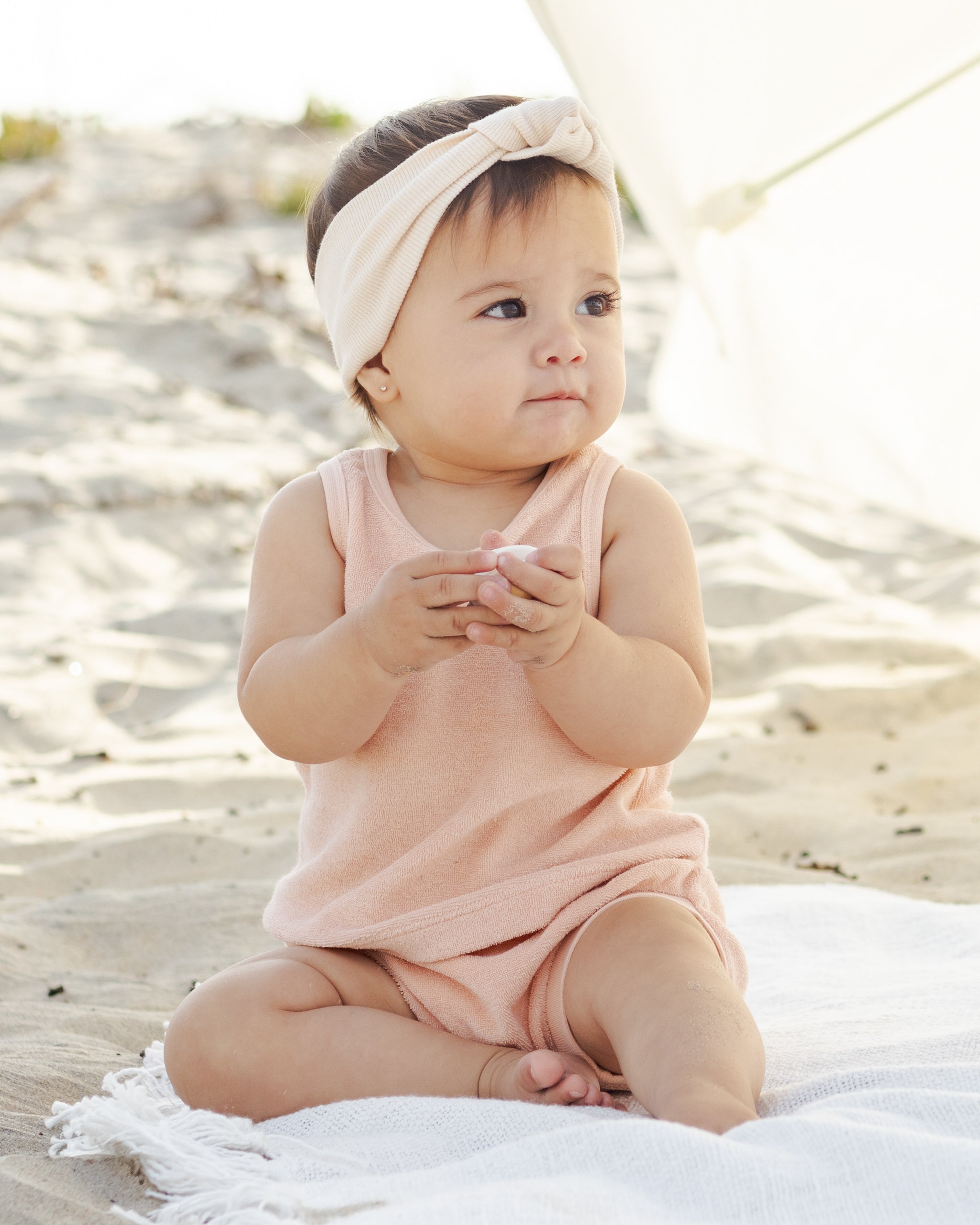 Quincy Mae Terry Tank + Short Set - Melon