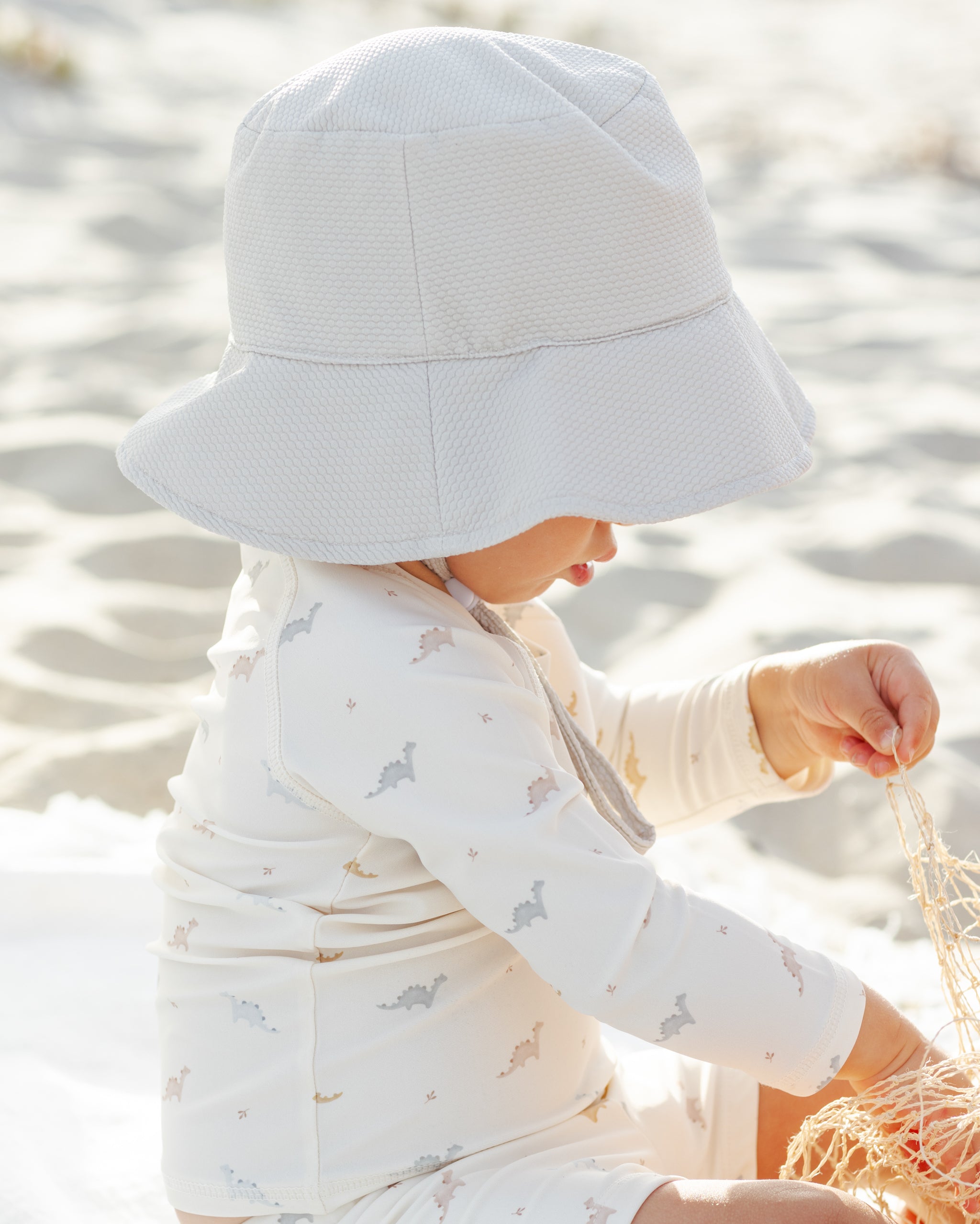 Quincy Mae Finn Rashguard + Short Set - Dino