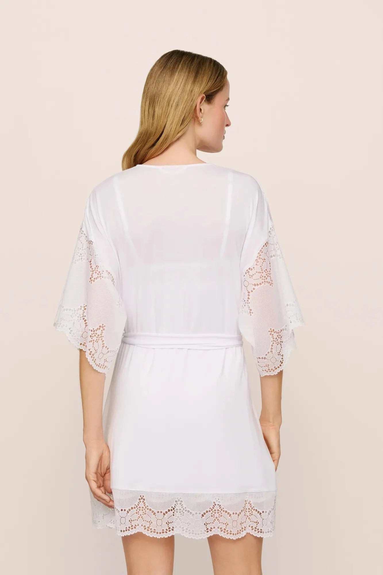 Eberjey Beatrix Robe - White