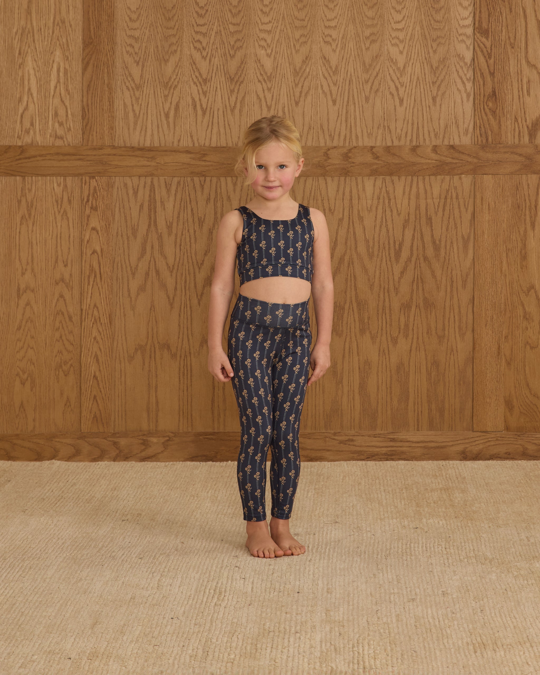 Rylee + Cru Play X Play Swift Sports Bra - Vintage Bloom