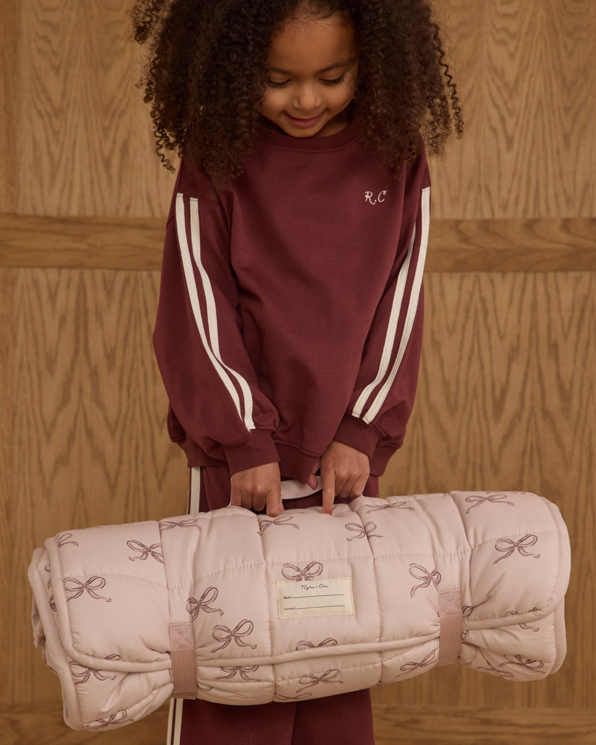 Rylee + Cru Nap Mat - Bows