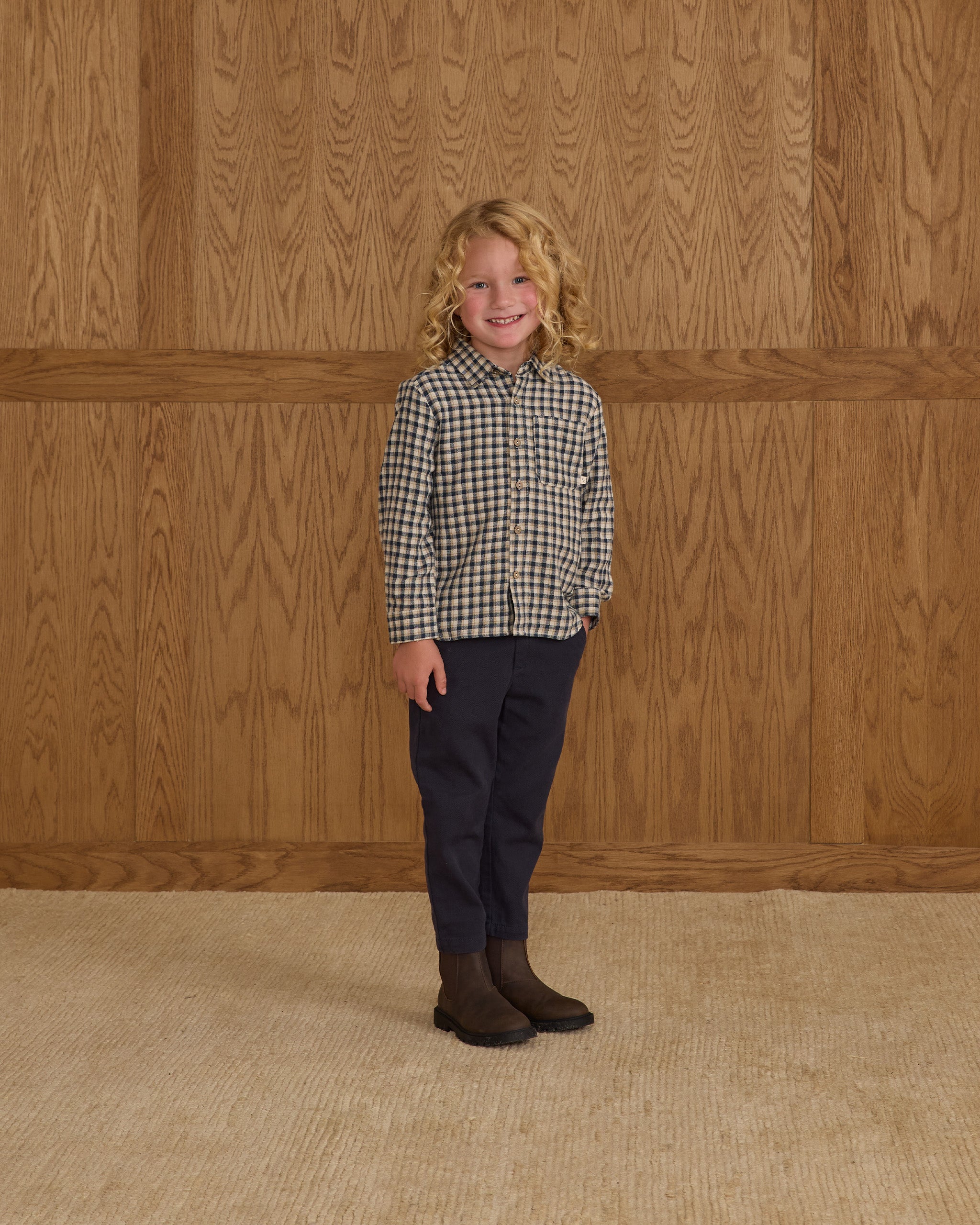 Rylee + Cru Kalen Pant - Navy