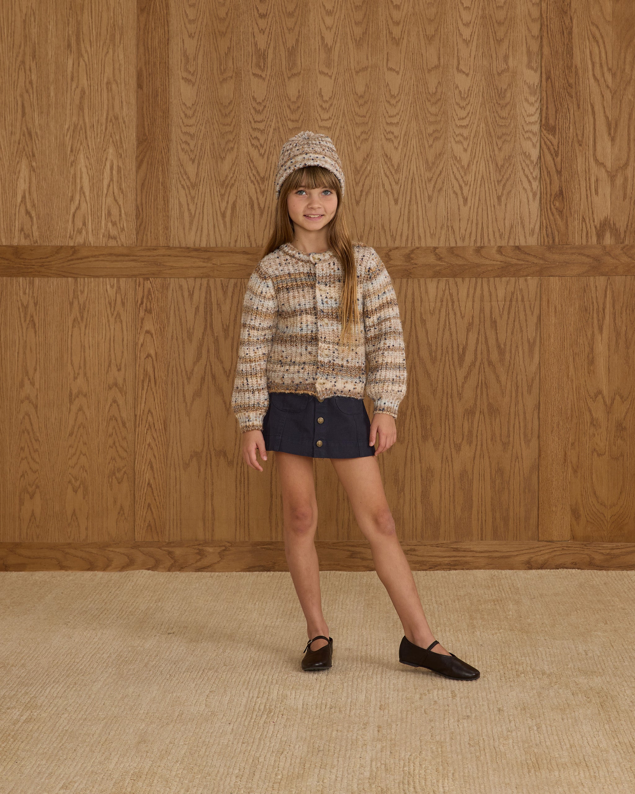 Rylee + Cru Cheyenne Cardigan - Stone Multi-Stripe