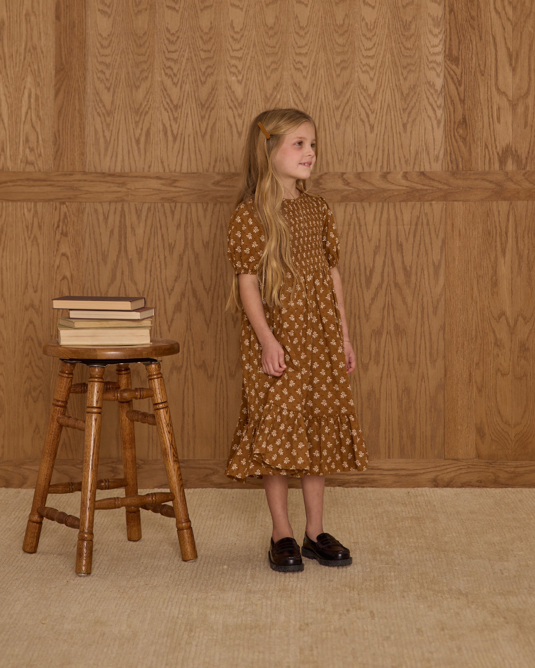 Rylee + Cru Lydia Dress - Golden Fleur