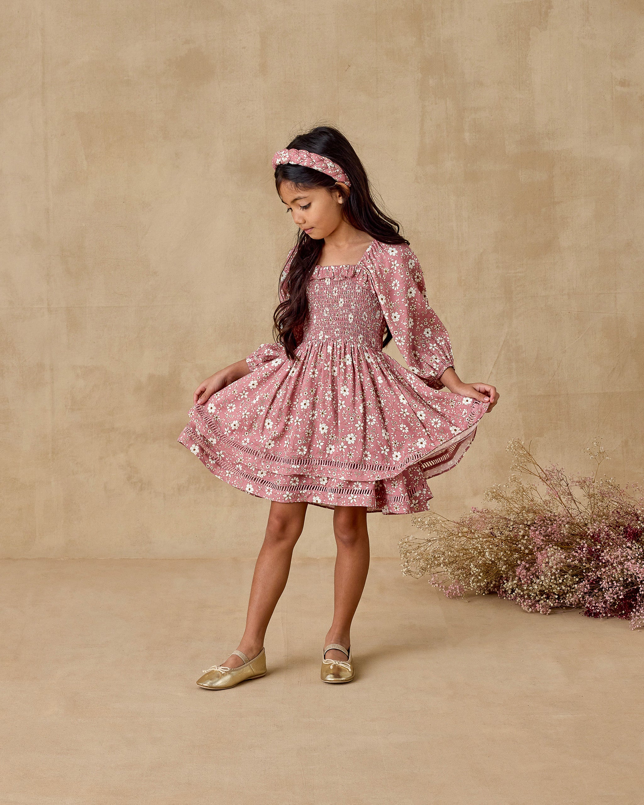 Noralee Elodie Dress - Rose Bloom