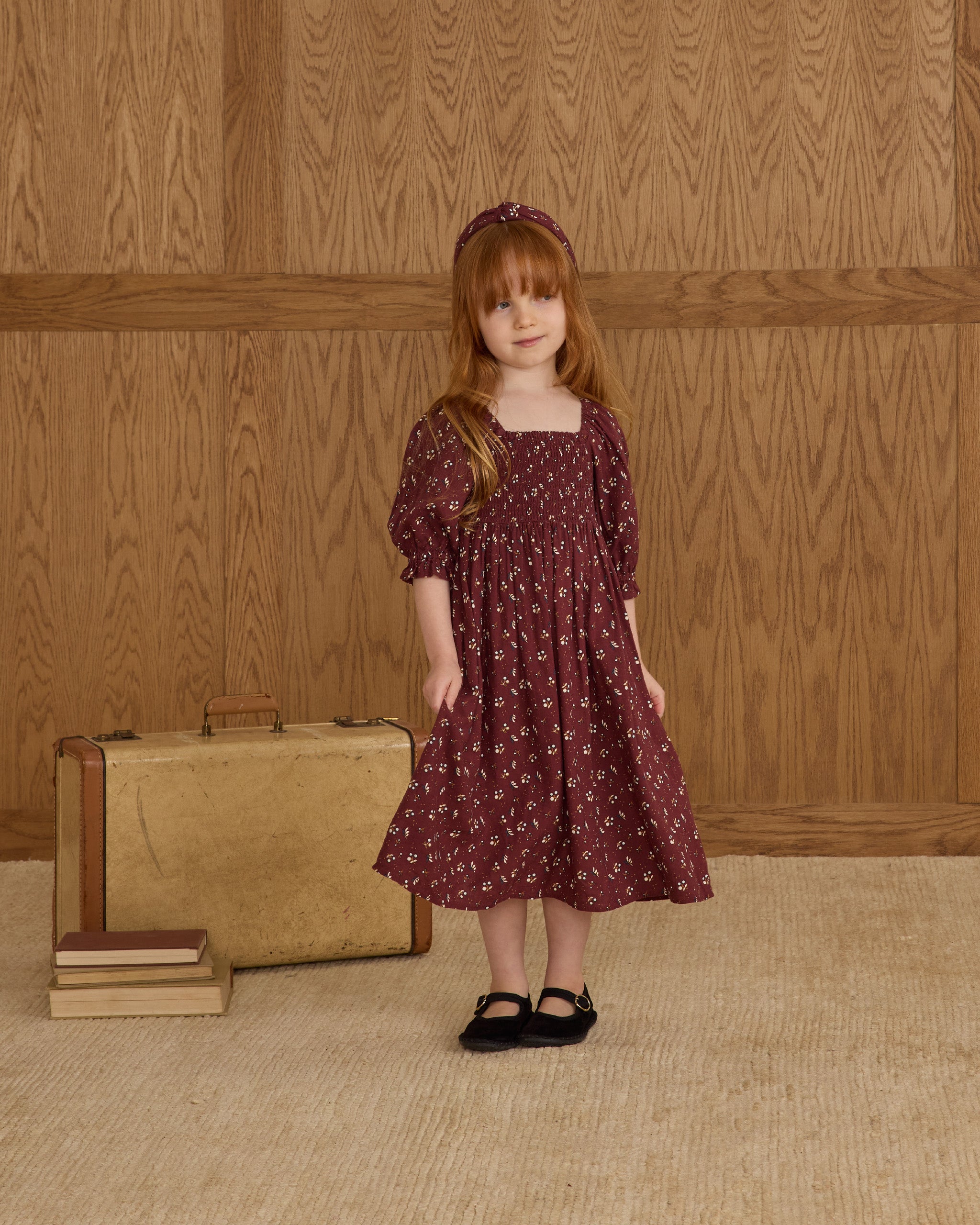 Rylee + Cru Adelaide Dress - Harvest Berry