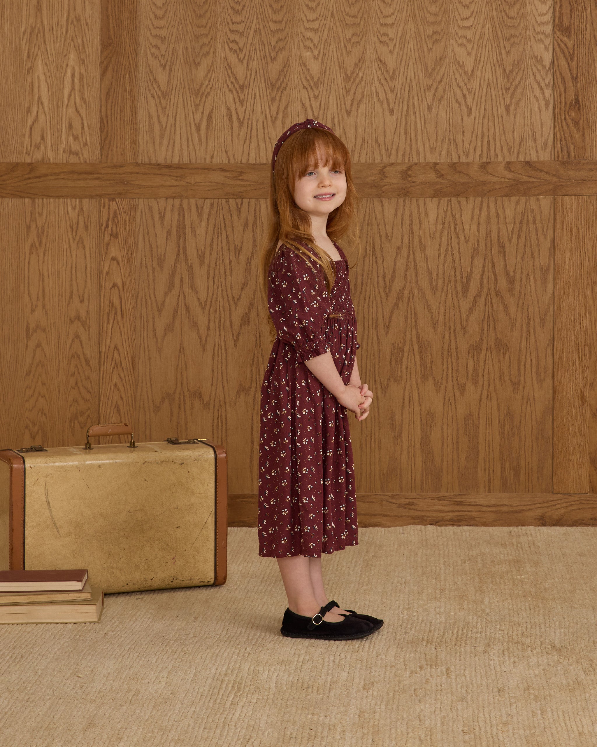 Rylee + Cru Adelaide Dress - Harvest Berry