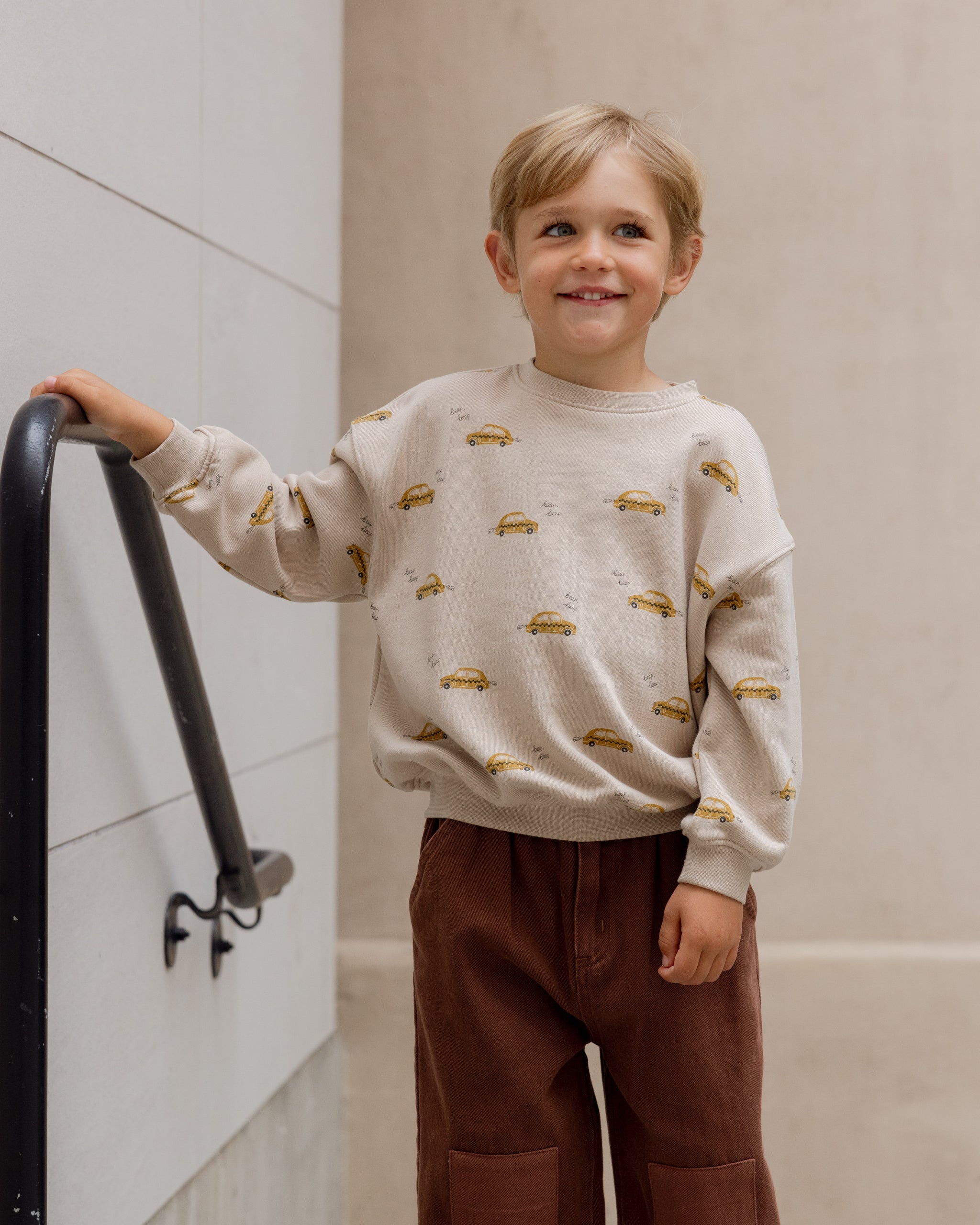 Rylee + Cru Relaxed Sweatshirt - Taxi