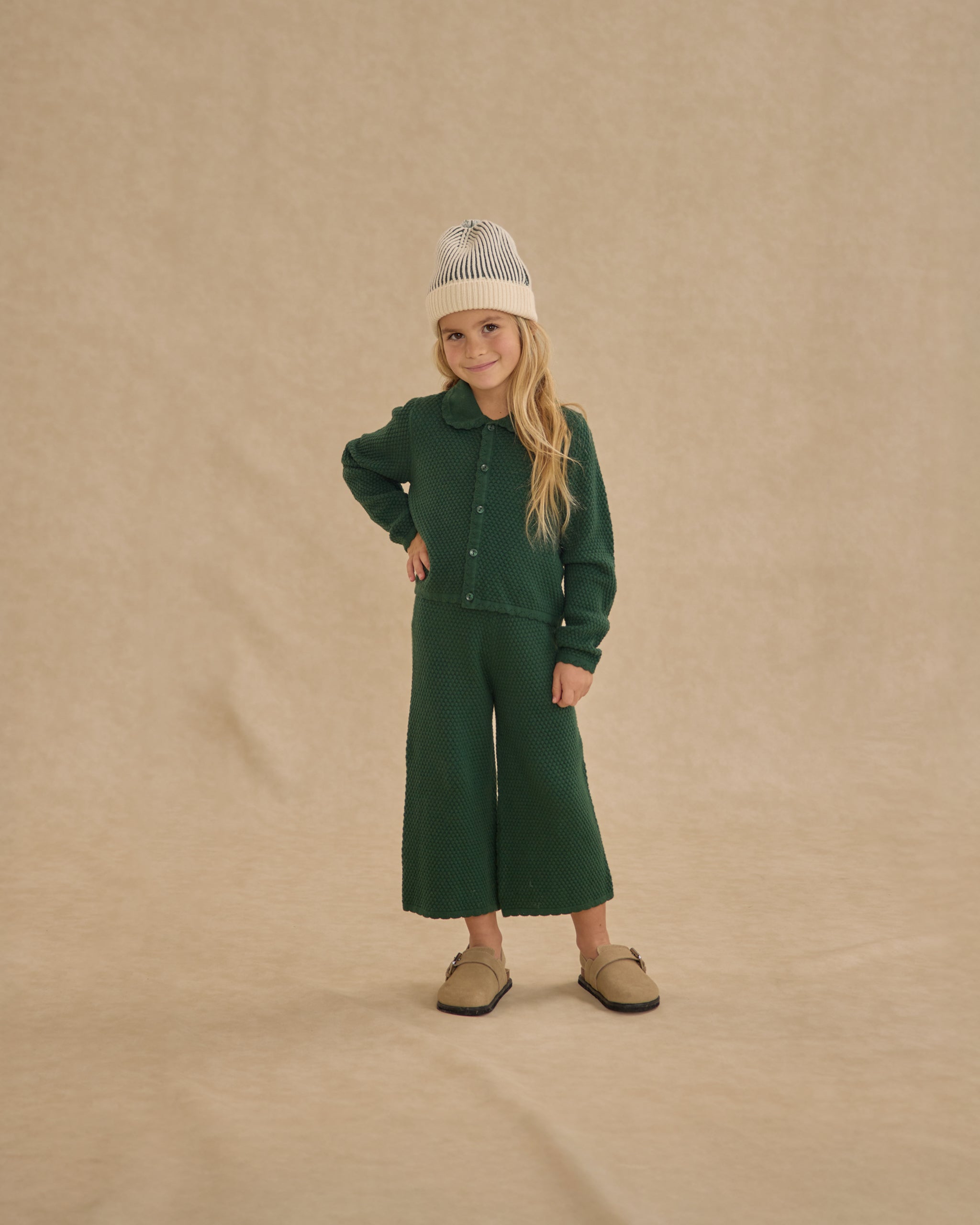 Rylee + Cru Rio Cardigan - Green