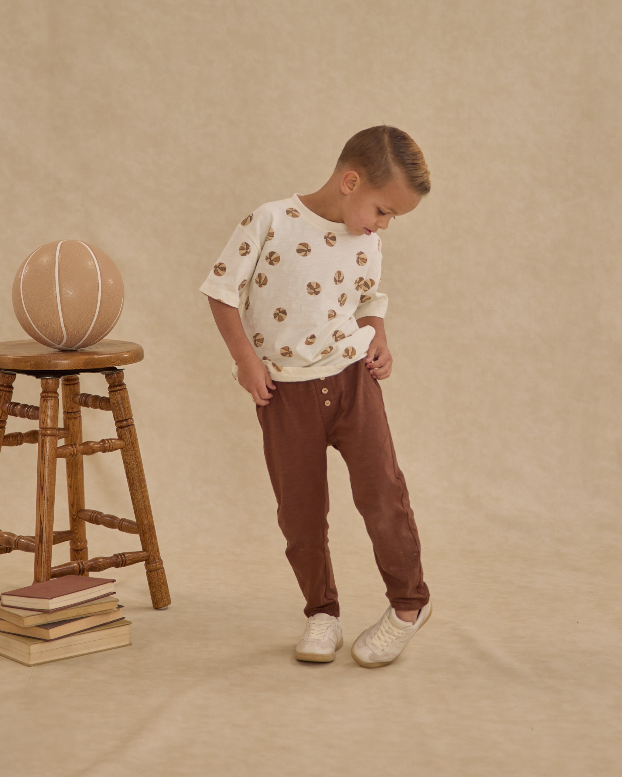 Rylee + Cru Relaxed Tee - Basketball