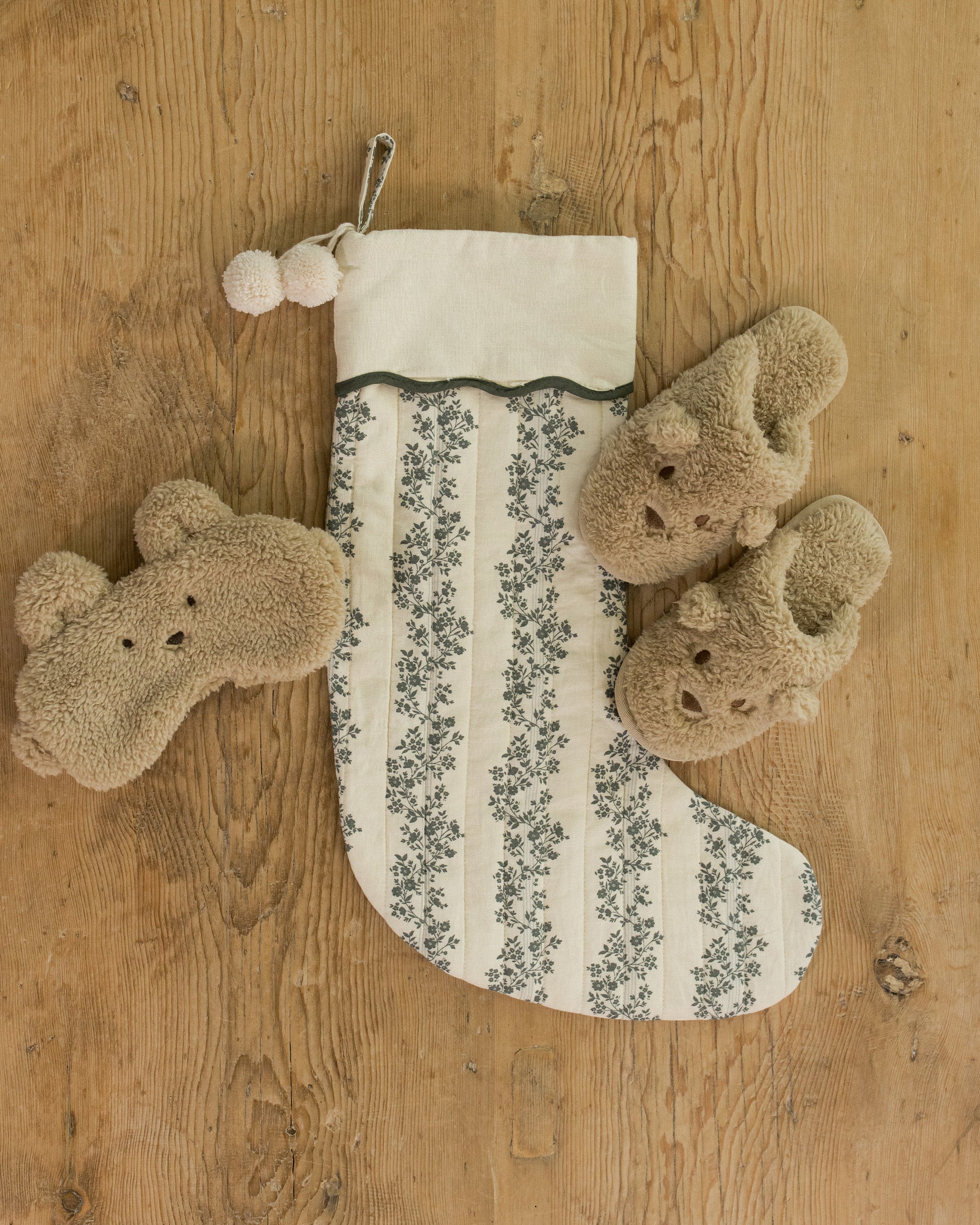 Rylee + Cru Slippers - Teddy Bear