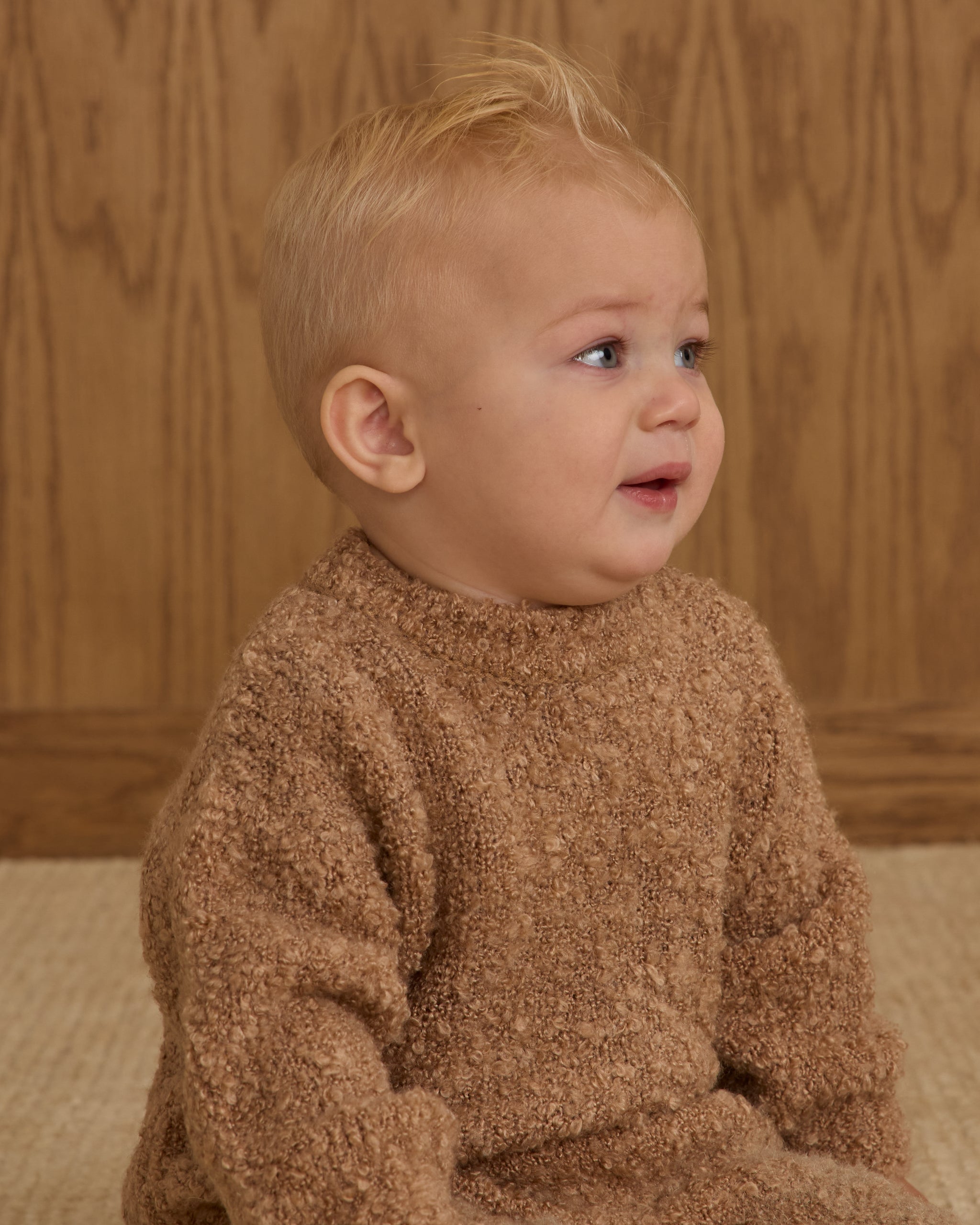 Rylee + Cru Aspen Sweater - Toffee Boucle
