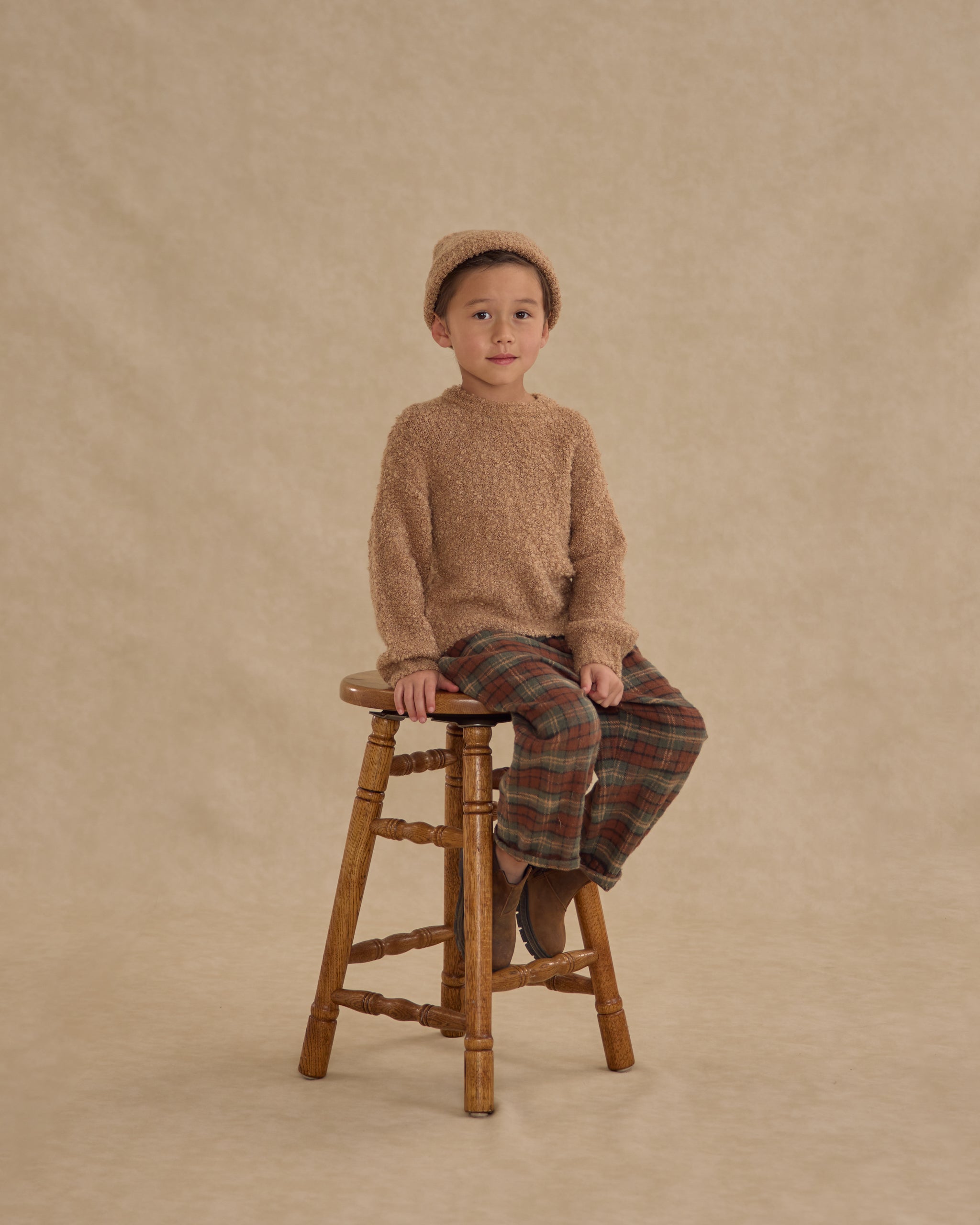 Rylee + Cru Aspen Sweater - Toffee Boucle