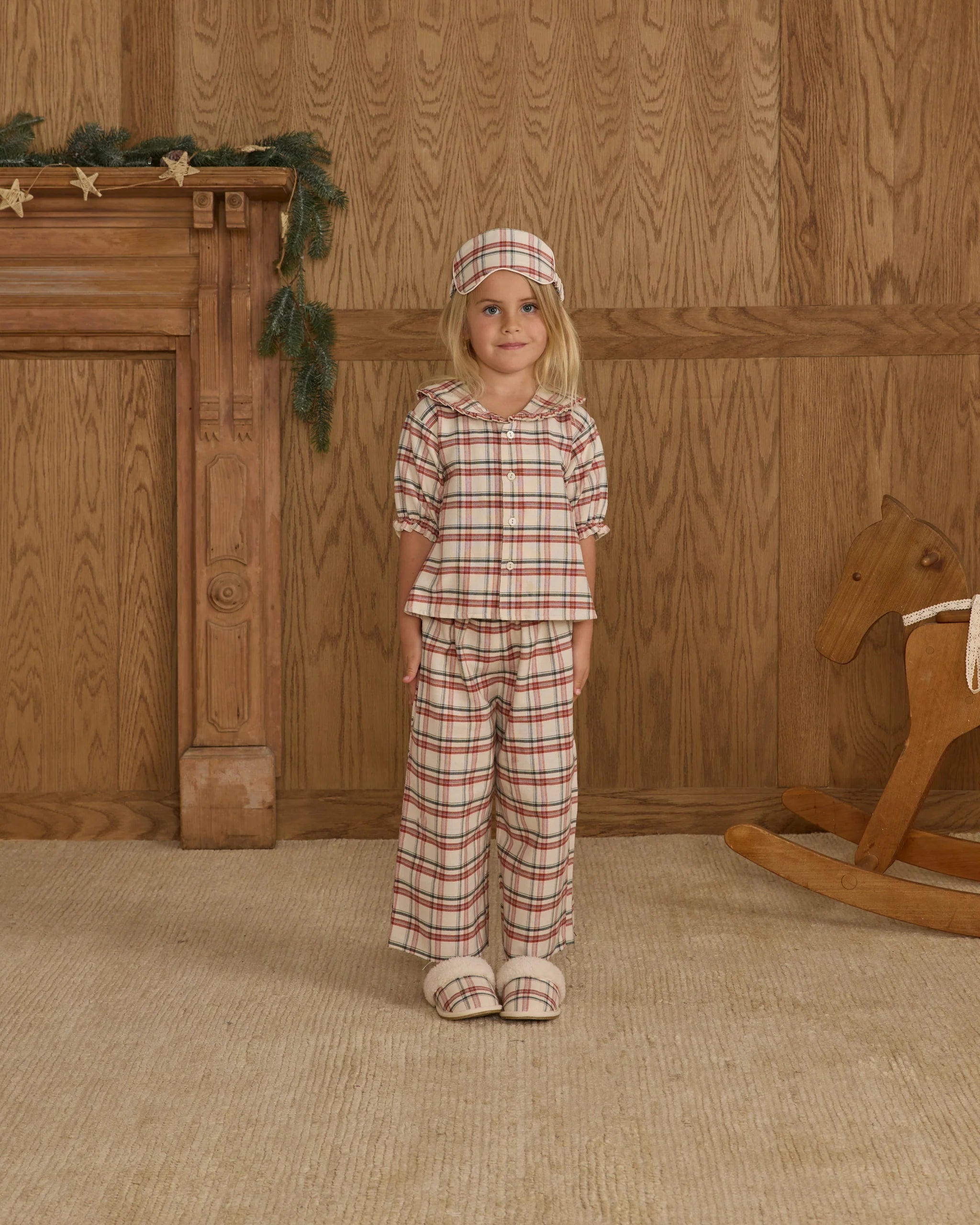 Rylee + Cru Ruffle Pajamas - Holiday Flannel