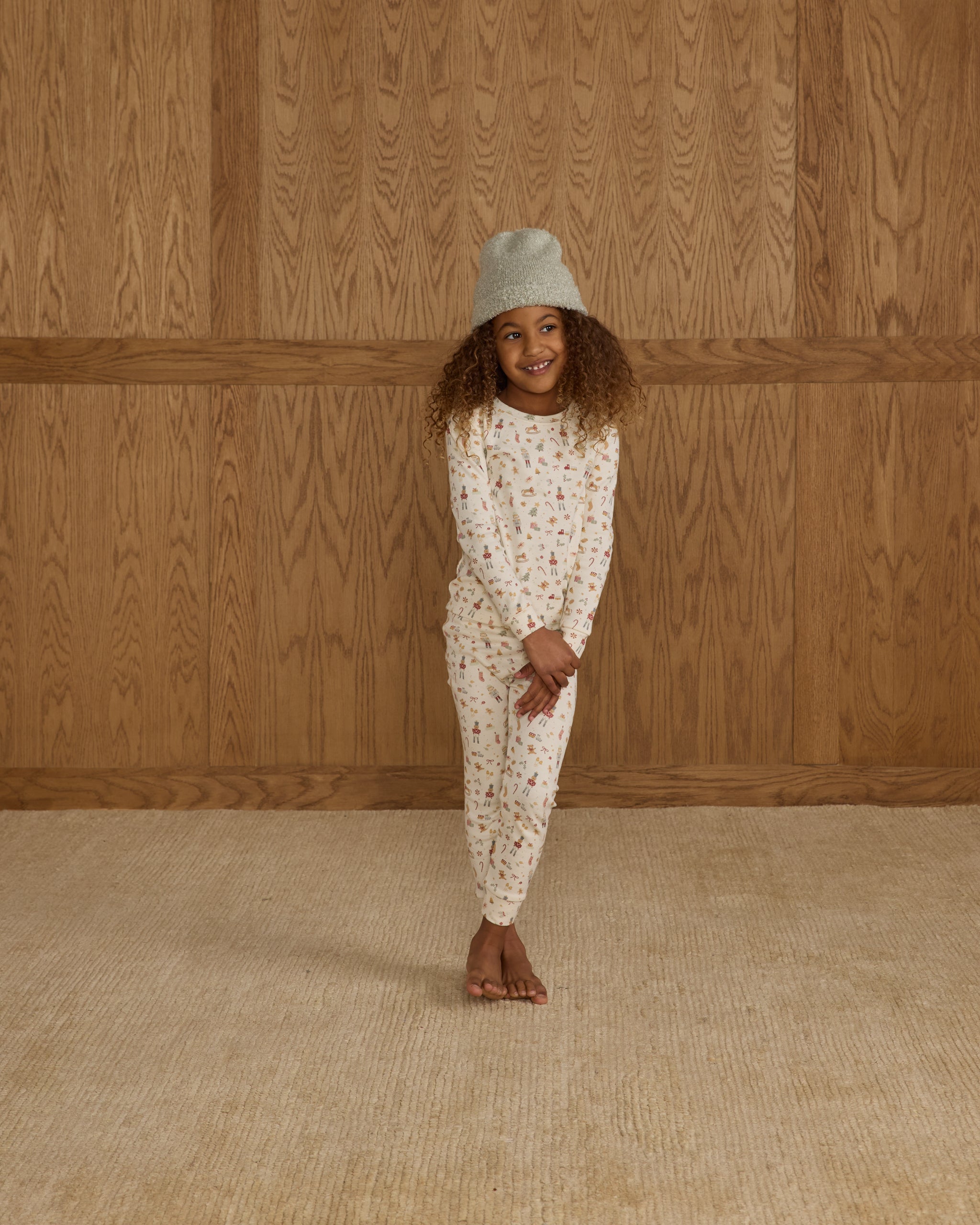 Rylee + Cru Organic Long Sleeve Pajama Set - Festive