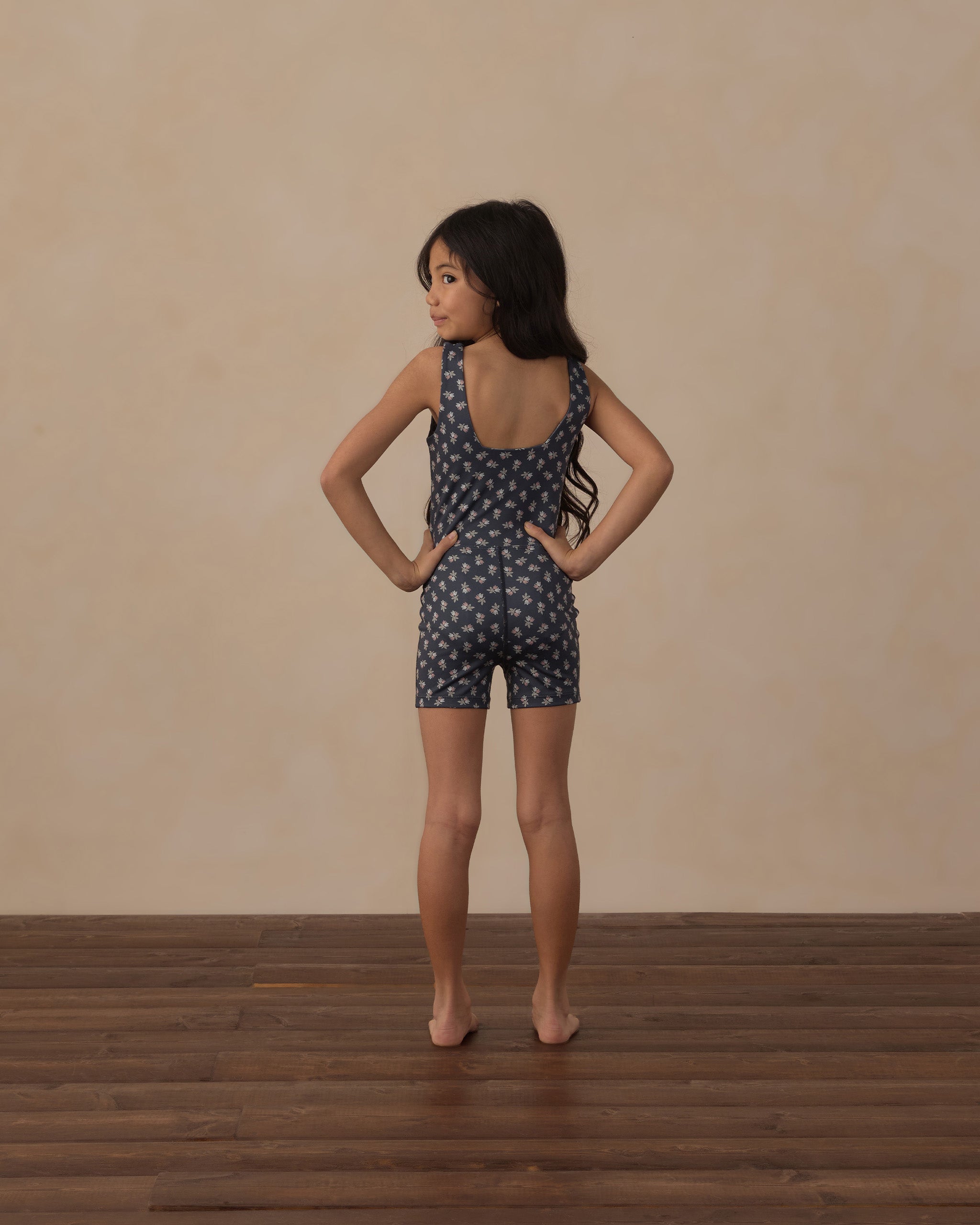 Rylee + Cru Play X Play Malibu Bodysuit - Blue Blooms