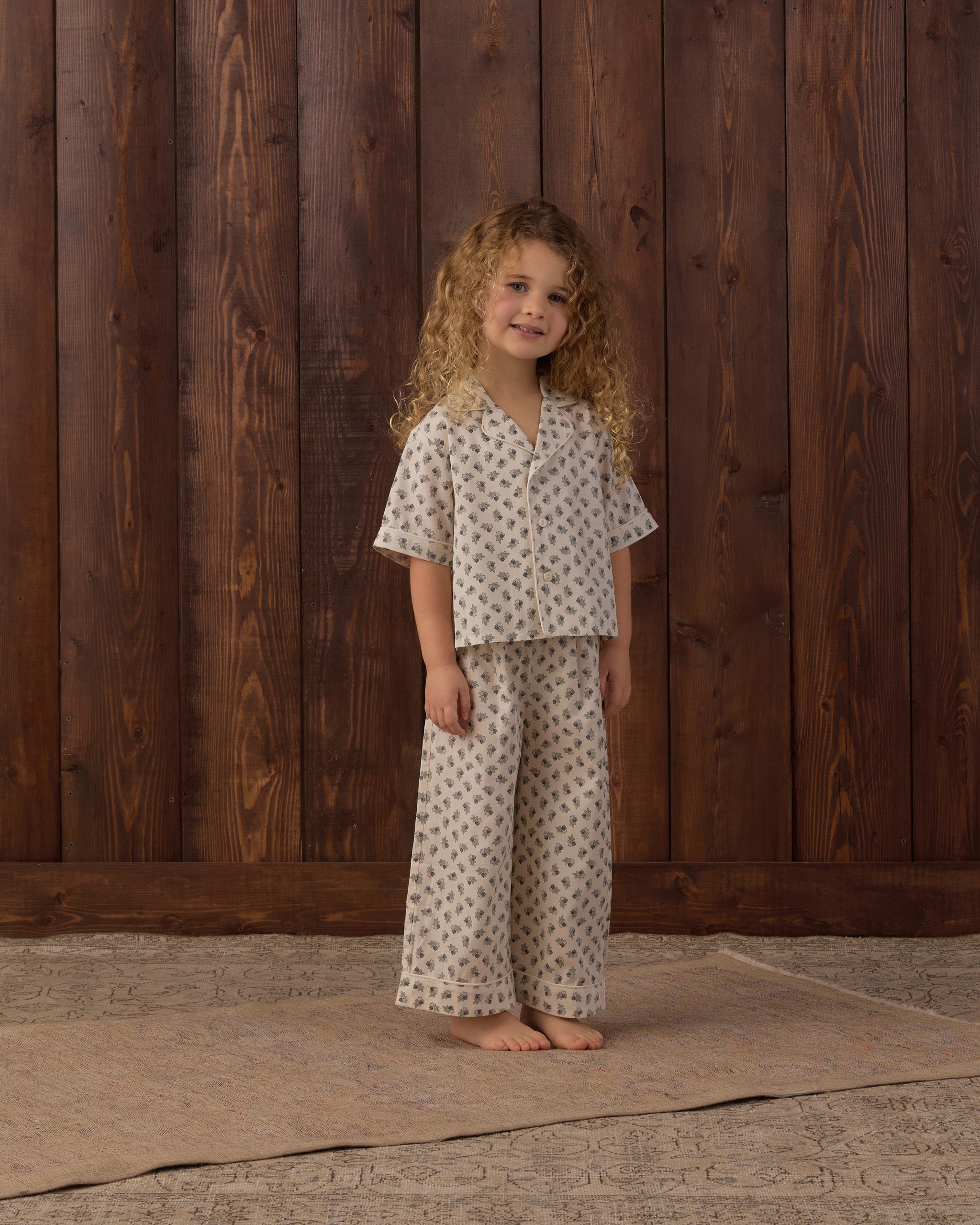 Rylee + Cru Woven Pajama Set - Vintage Fleur