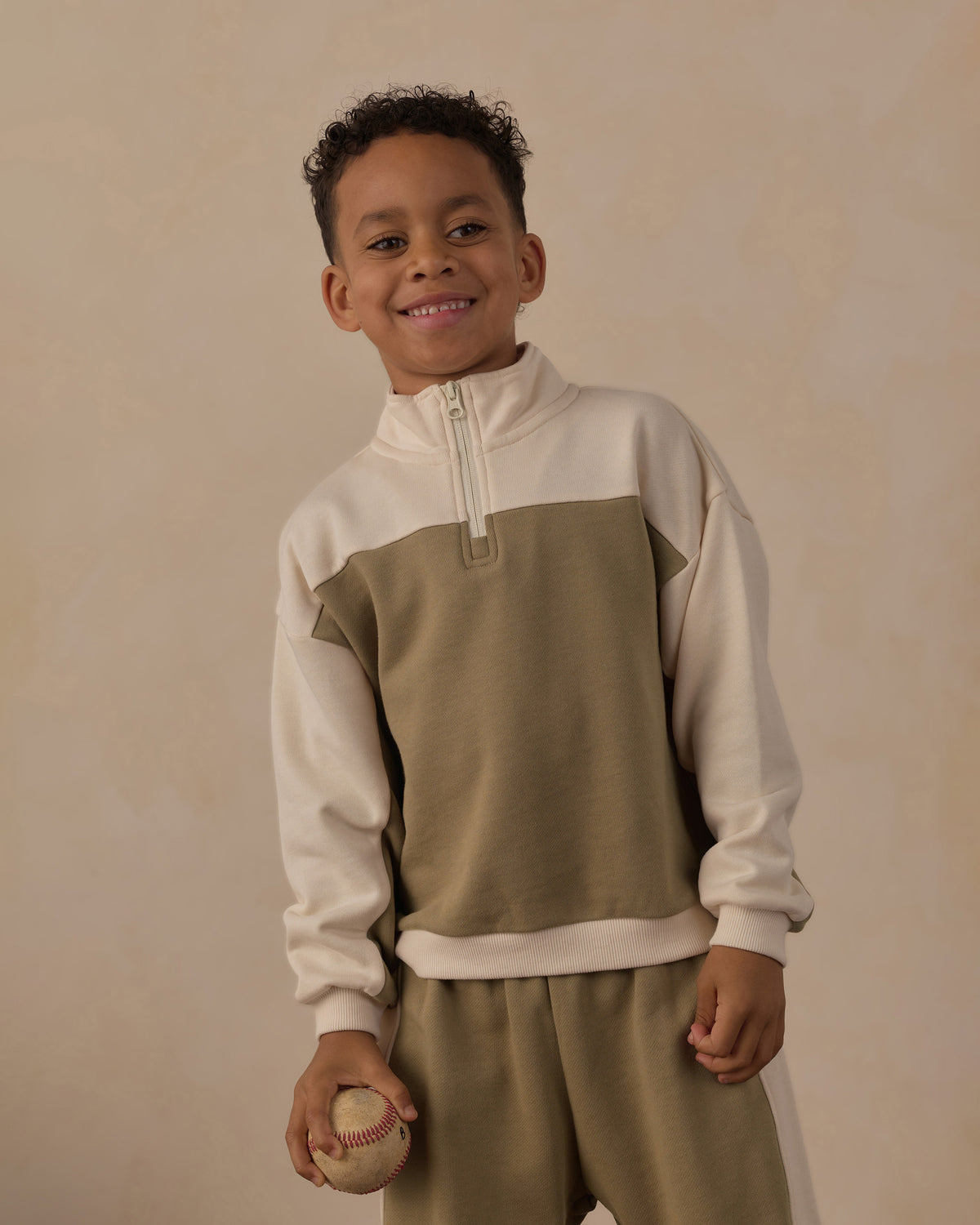 Rylee + Cru Play X Play Paneled Sweatpant - Olive