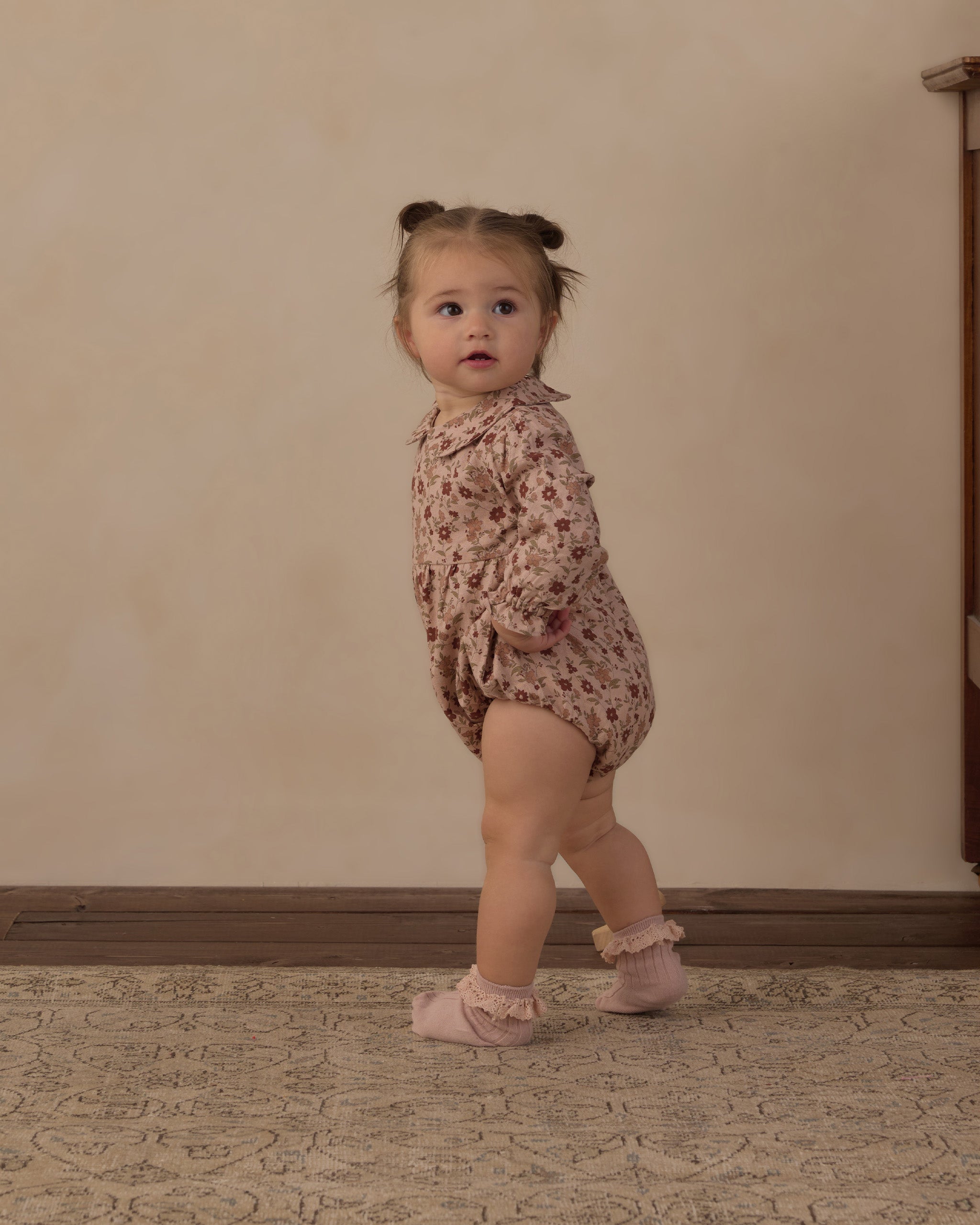 Rylee + Cru Cora Romper - Pink Floral