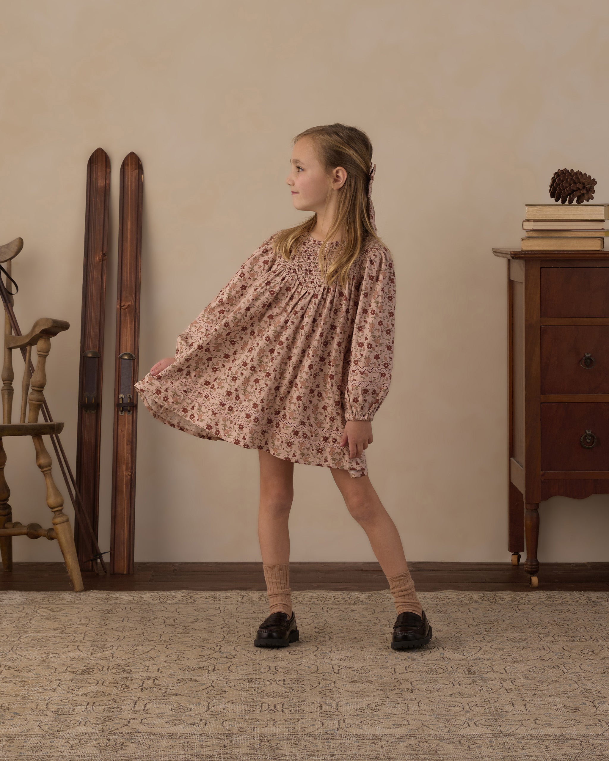 Rylee + Cru Selene Dress - Pink Floral